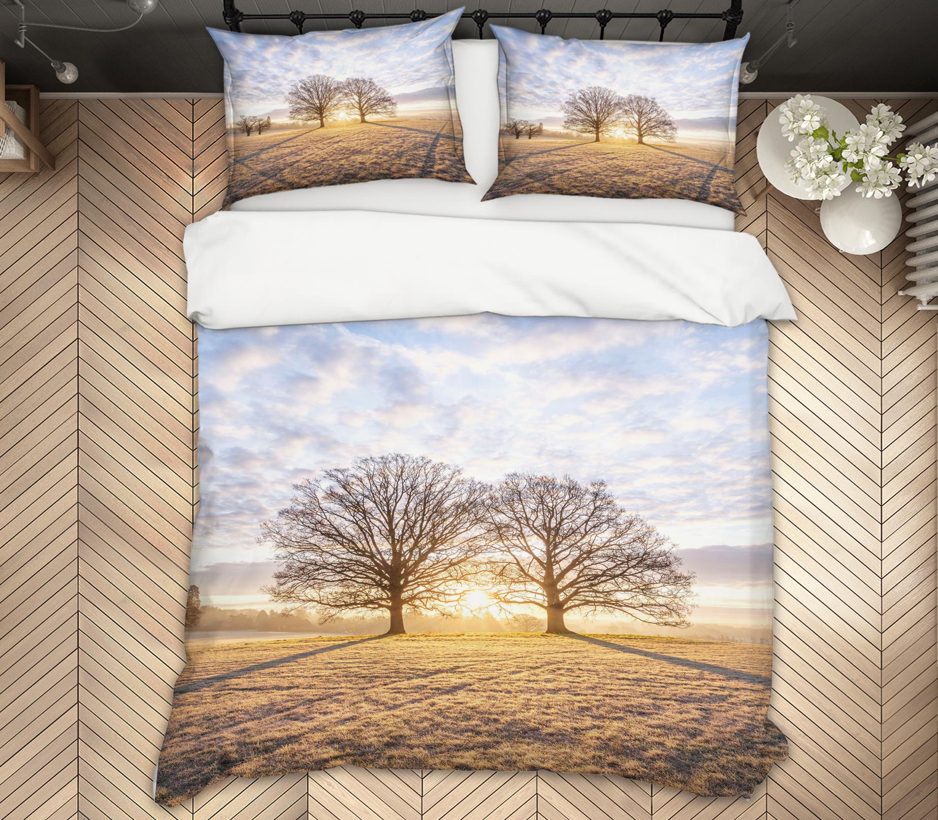 3D Sunshine Tree Shadow 1084 Assaf Frank Bedding Bed Pillowcases Quilt