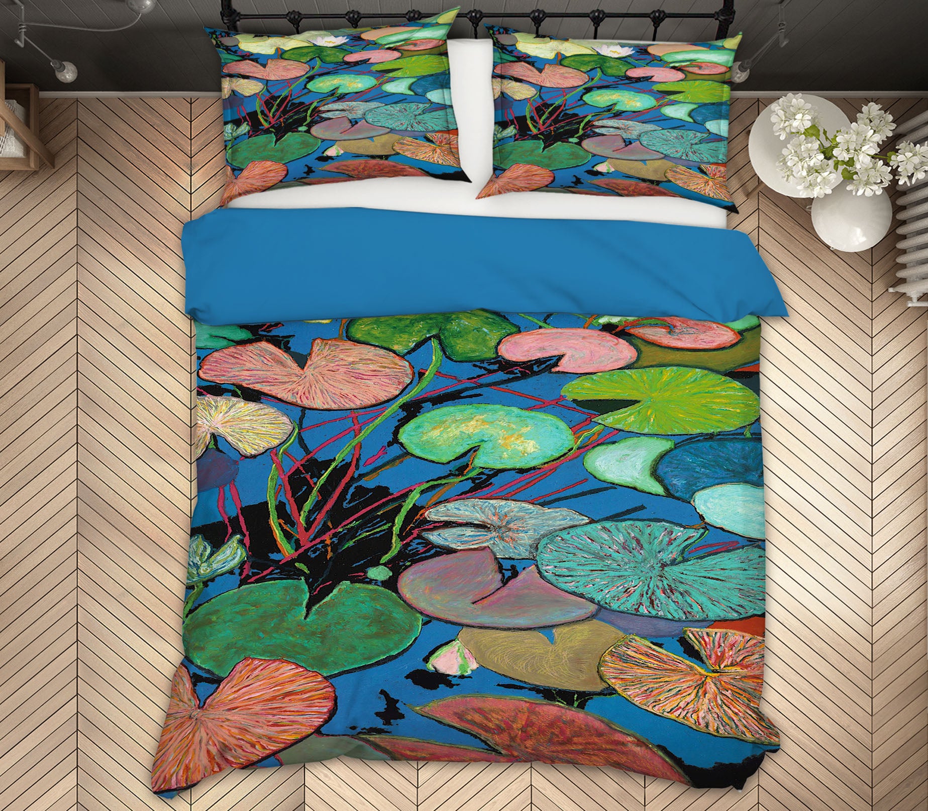 3D Sparkling Pond 1173 Allan P. Friedlander Bedding Bed Pillowcases Quilt