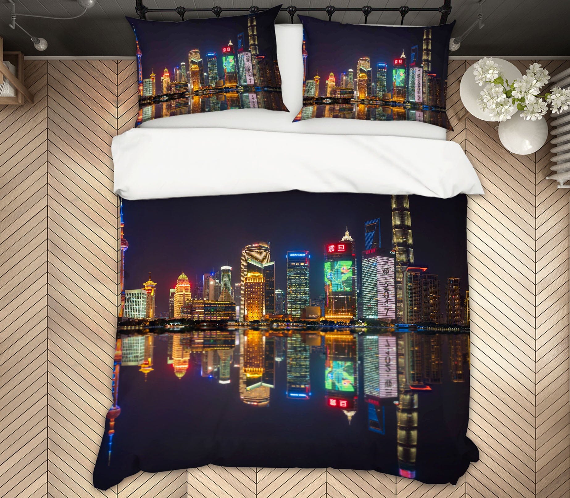 3D Light Reflection 2157 Marco Carmassi Bedding Bed Pillowcases Quilt Quiet Covers AJ Creativity Home 