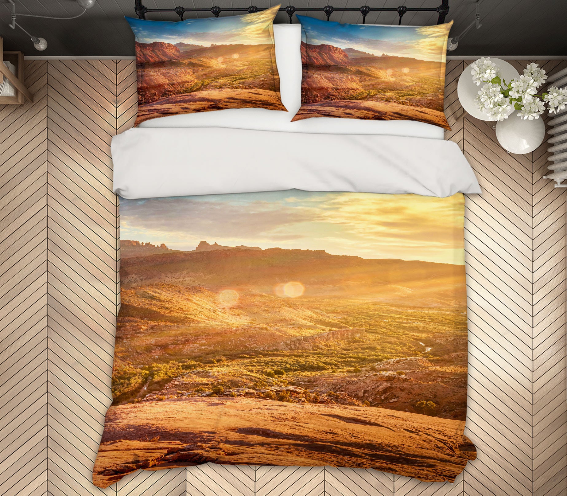 3D Sunny Hillside 8505 Beth Sheridan Bedding Bed Pillowcases Quilt