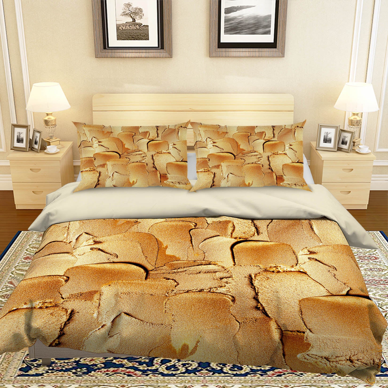 3D Yellow Powder 18135 Uta Naumann Bedding Bed Pillowcases Quilt