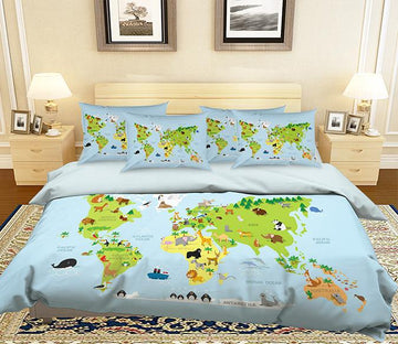 3D Earth Animals 156 Bed Pillowcases Quilt Wallpaper AJ Wallpaper 