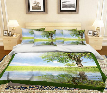 3D Sunny Tree 183 Bed Pillowcases Quilt Wallpaper AJ Wallpaper 