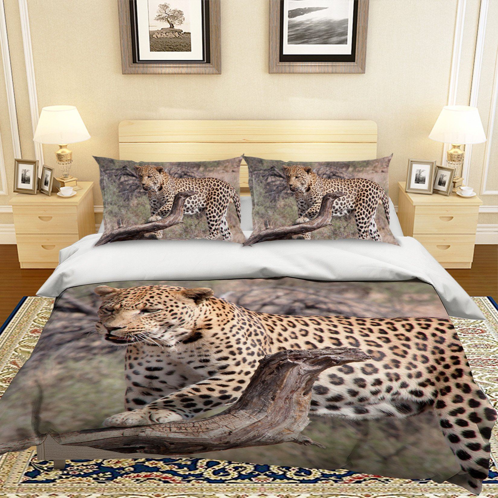 3D South American leopard 1994 Bed Pillowcases Quilt Quiet Covers AJ Creativity Home 