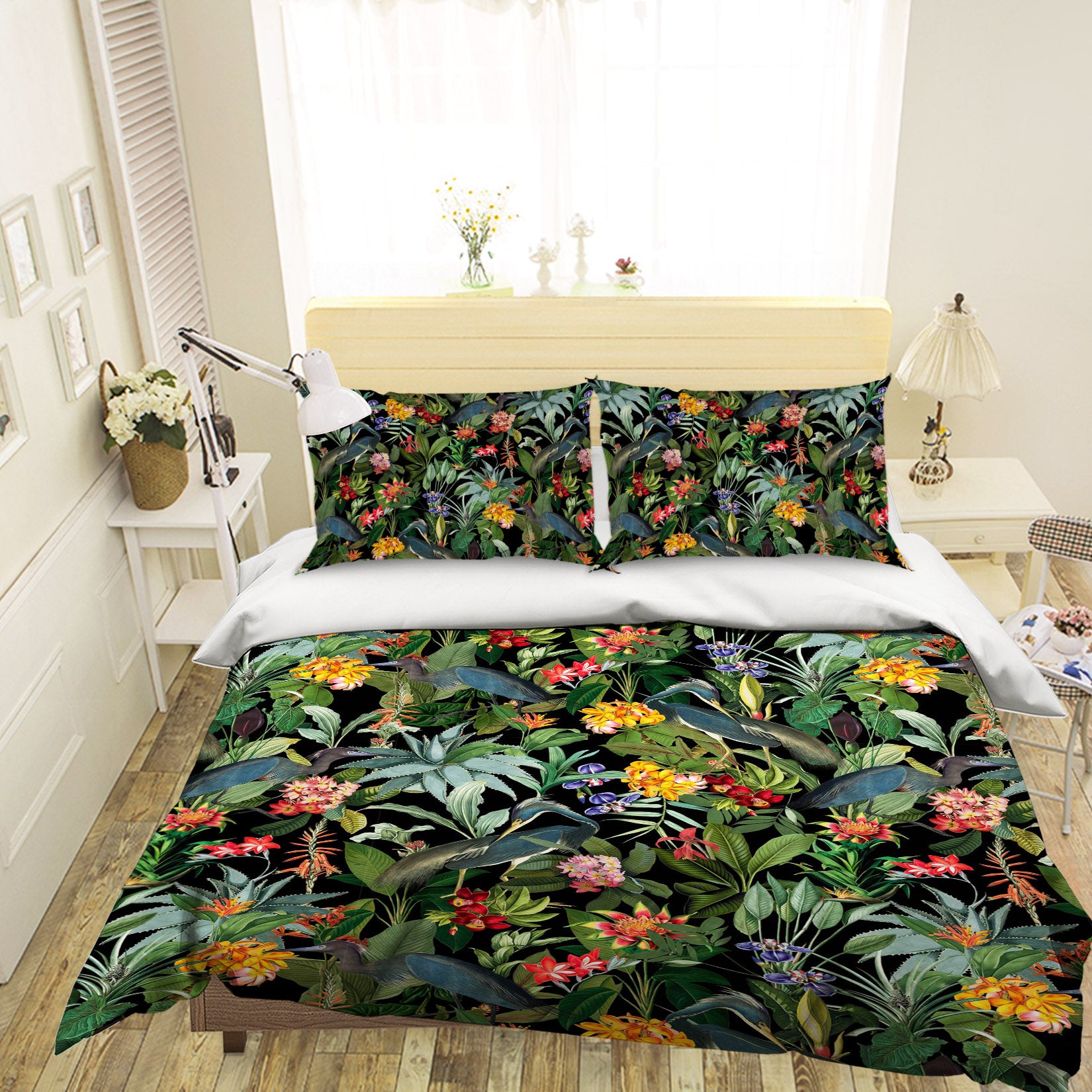 3D Leaves Flower 102 Uta Naumann Bedding Bed Pillowcases Quilt