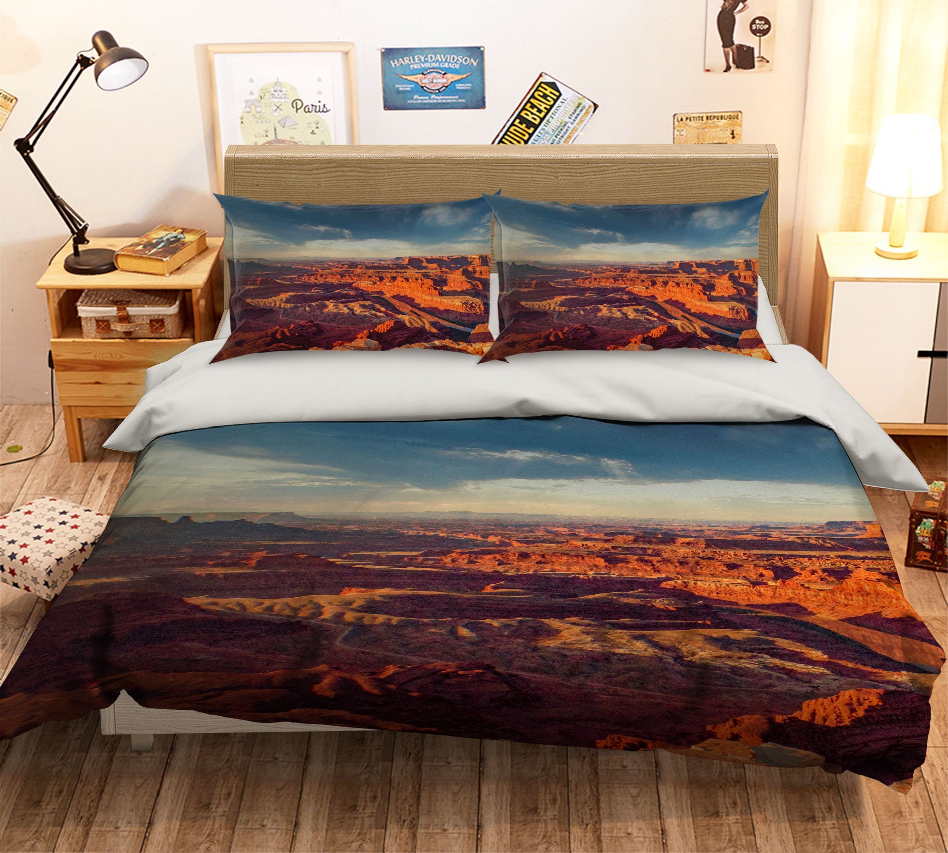 3D Mountains Rocky 8518 Beth Sheridan Bedding Bed Pillowcases Quilt