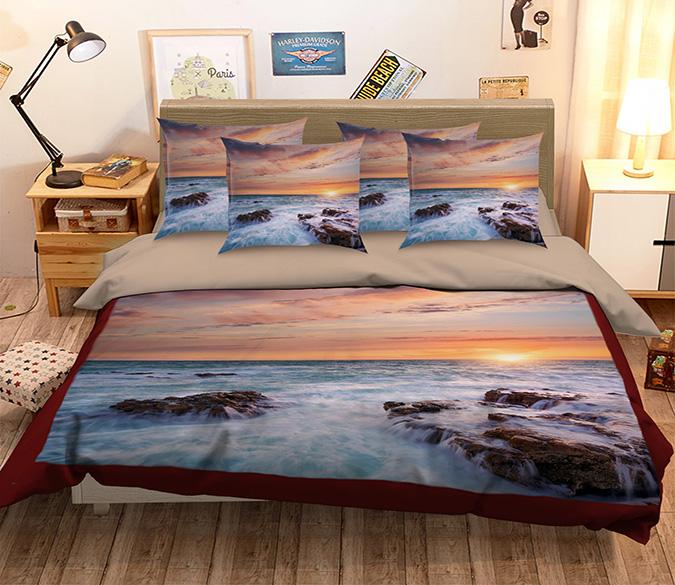 3D Sun Rise 148 Bed Pillowcases Quilt Wallpaper AJ Wallpaper 