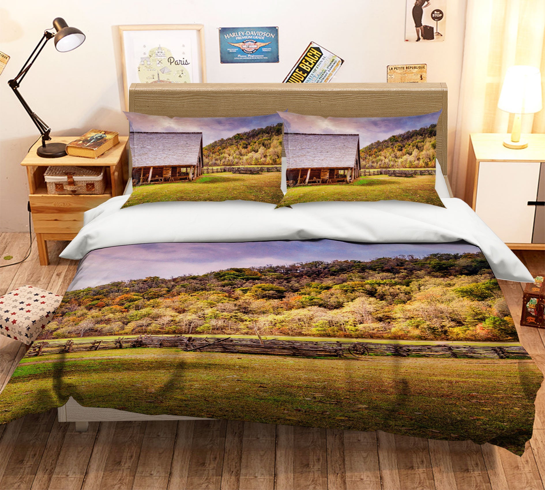 3D Lawn Woods 8514 Beth Sheridan Bedding Bed Pillowcases Quilt