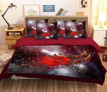 3D Santa Claus 162 Bed Pillowcases Quilt Wallpaper AJ Wallpaper 