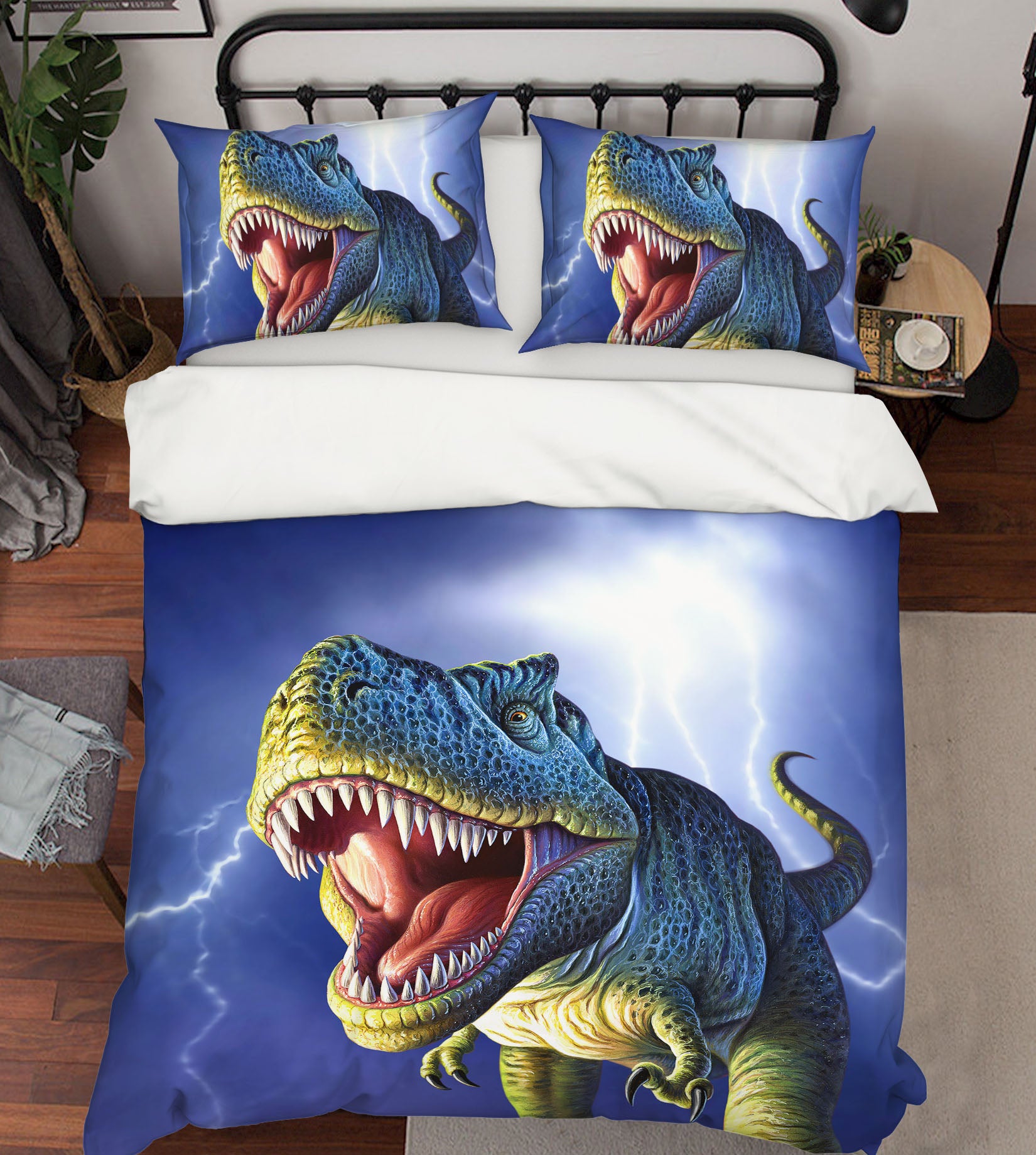 3D Lightning Rex 18064 Jerry LoFaro bedding Bed Pillowcases Quilt