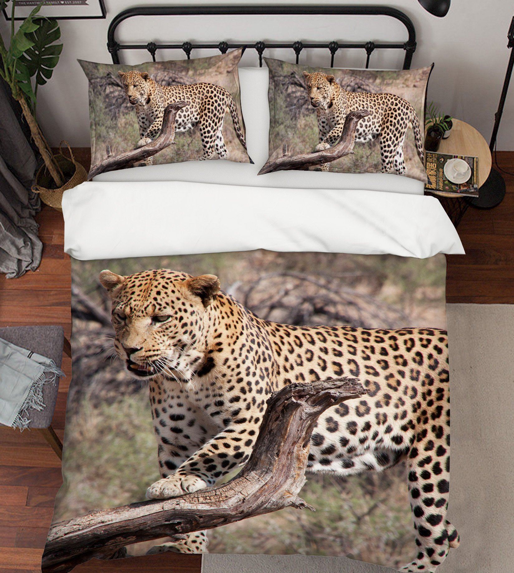 3D South American leopard 1994 Bed Pillowcases Quilt Quiet Covers AJ Creativity Home 