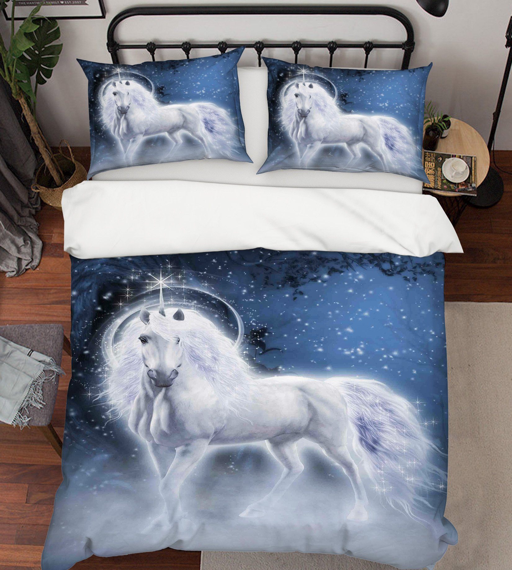 3D Unicorn Stars 134 Bed Pillowcases Quilt Wallpaper AJ Wallpaper 