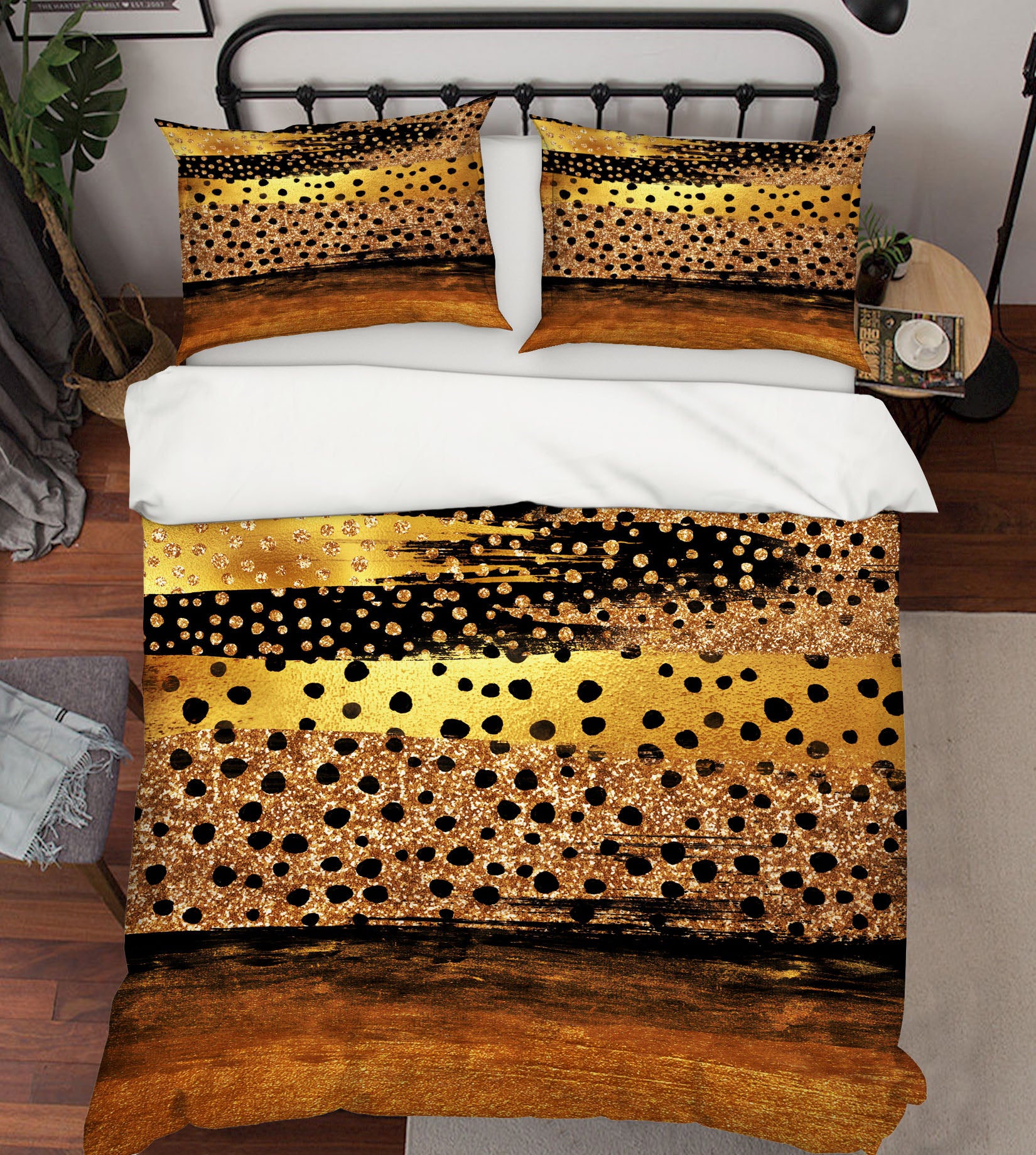 3D Brown Small Dot 18145 Uta Naumann Bedding Bed Pillowcases Quilt