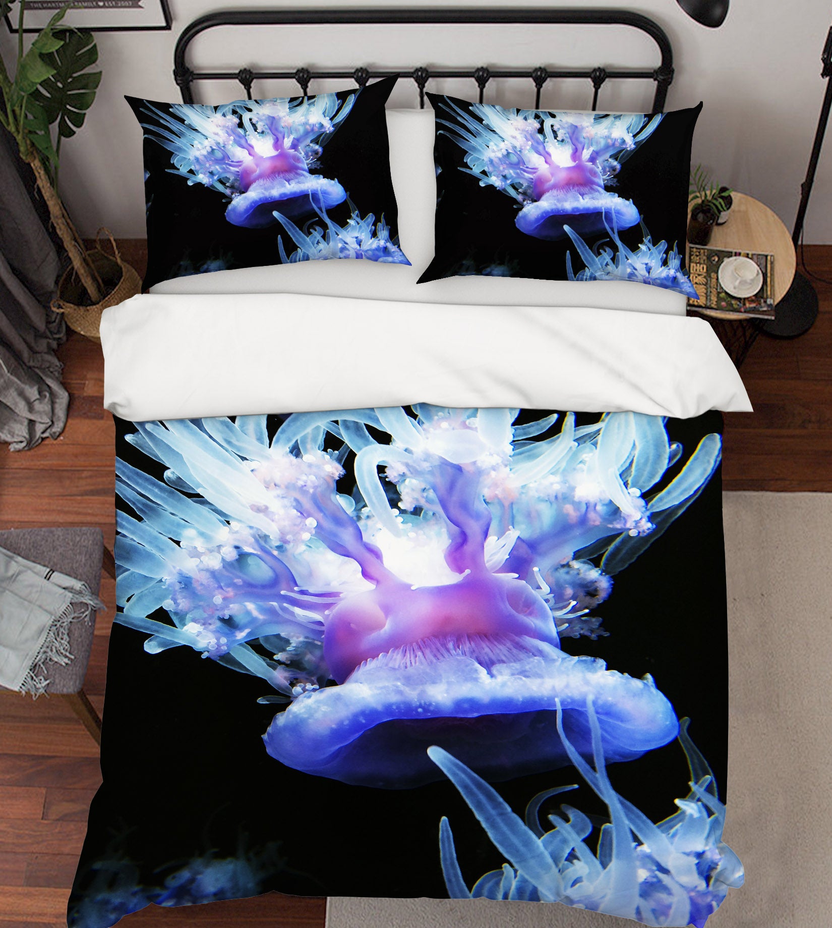 3D Jellyfish 21011 Bed Pillowcases Quilt