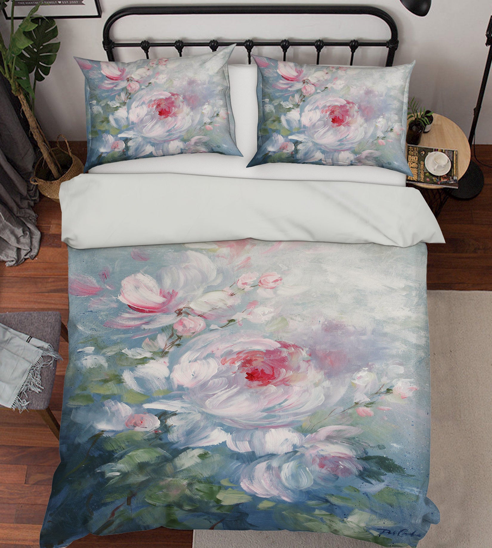 3D Flower Bush 2069 Debi Coules Bedding Bed Pillowcases Quilt