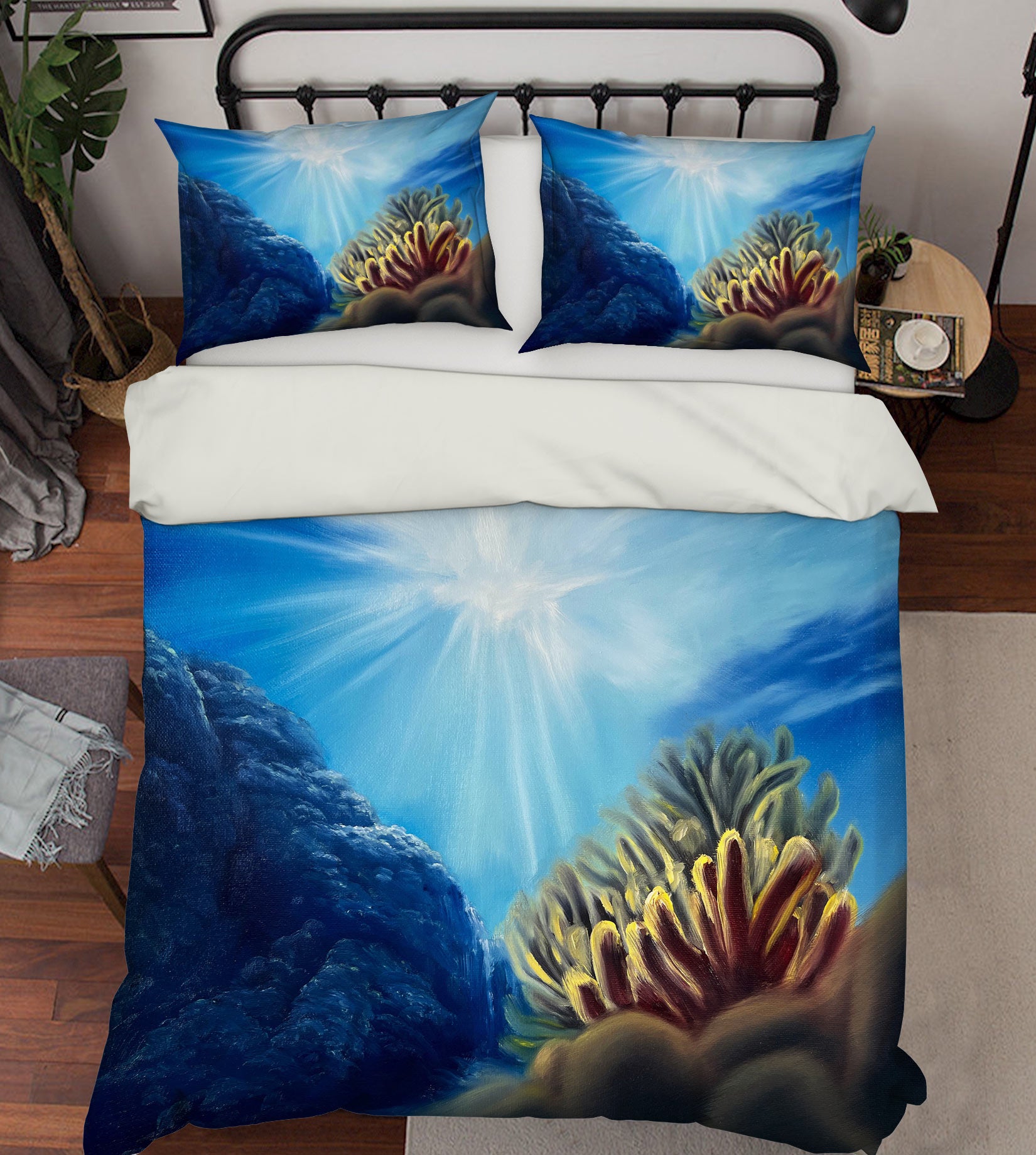 3D Coral Sea Stone 97104 Marina Zotova Bedding Bed Pillowcases Quilt