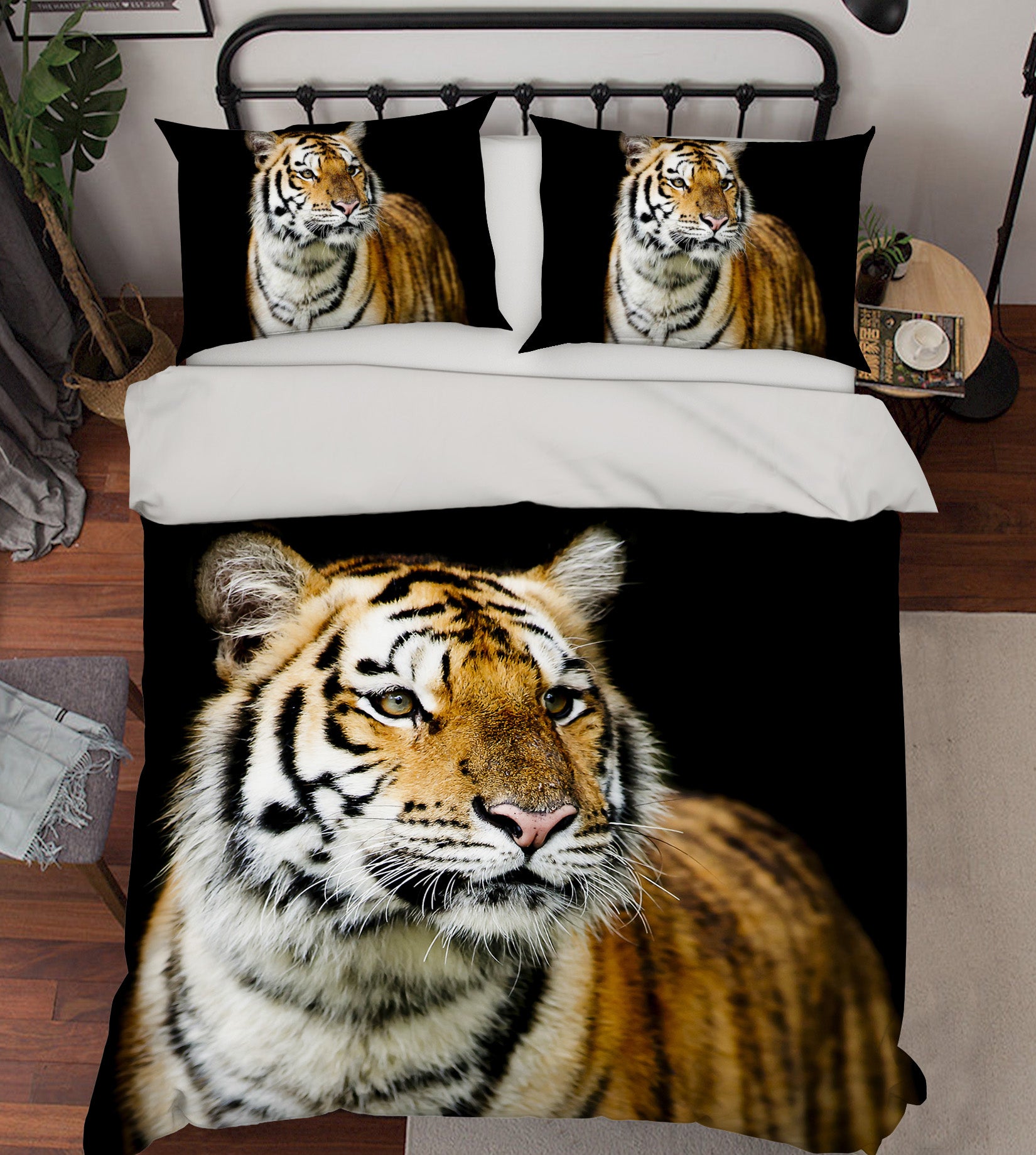 3D Tiger 19240 Bed Pillowcases Quilt