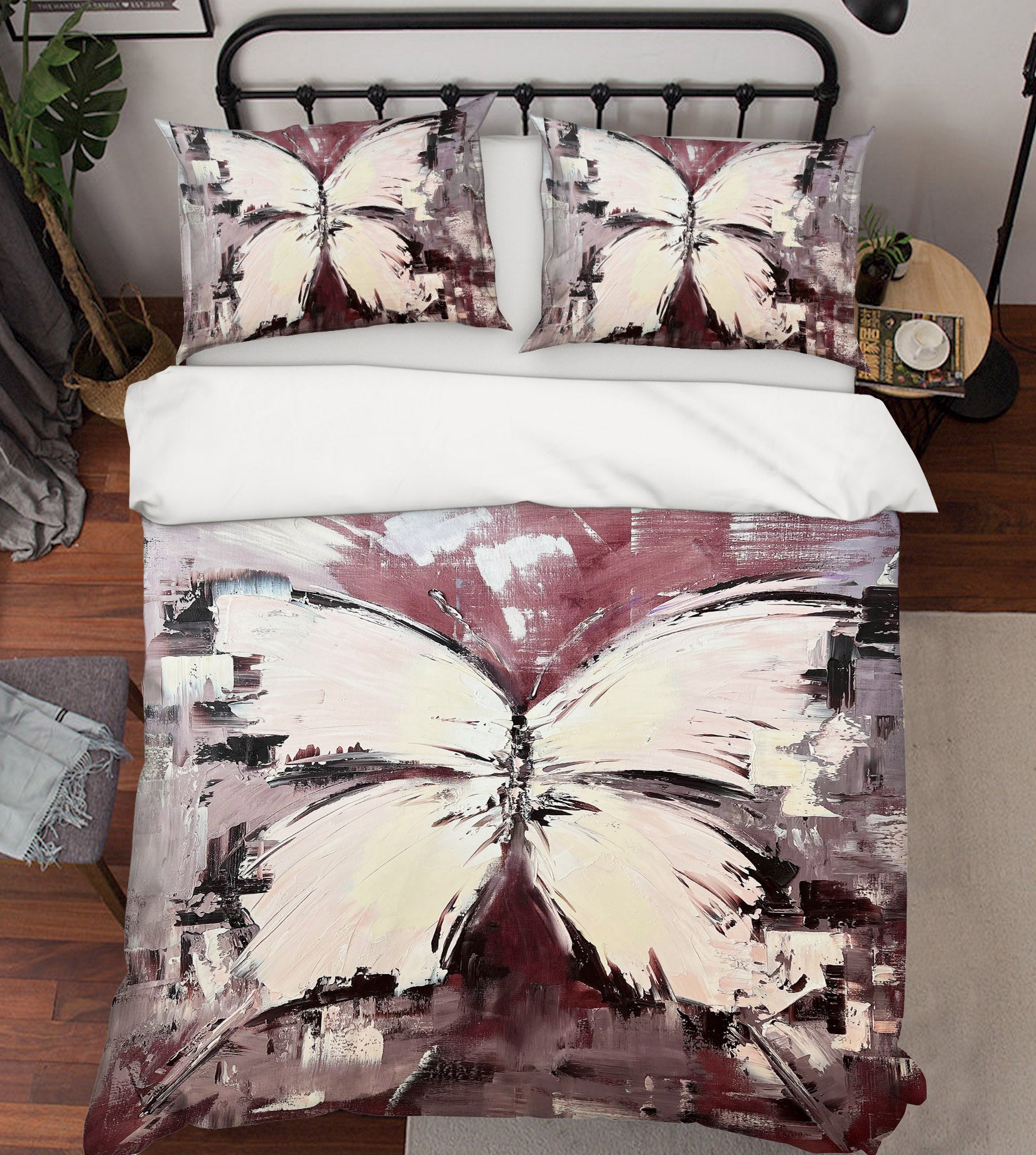 3D Butterfly 3792 Skromova Marina Bedding Bed Pillowcases Quilt Cover Duvet Cover