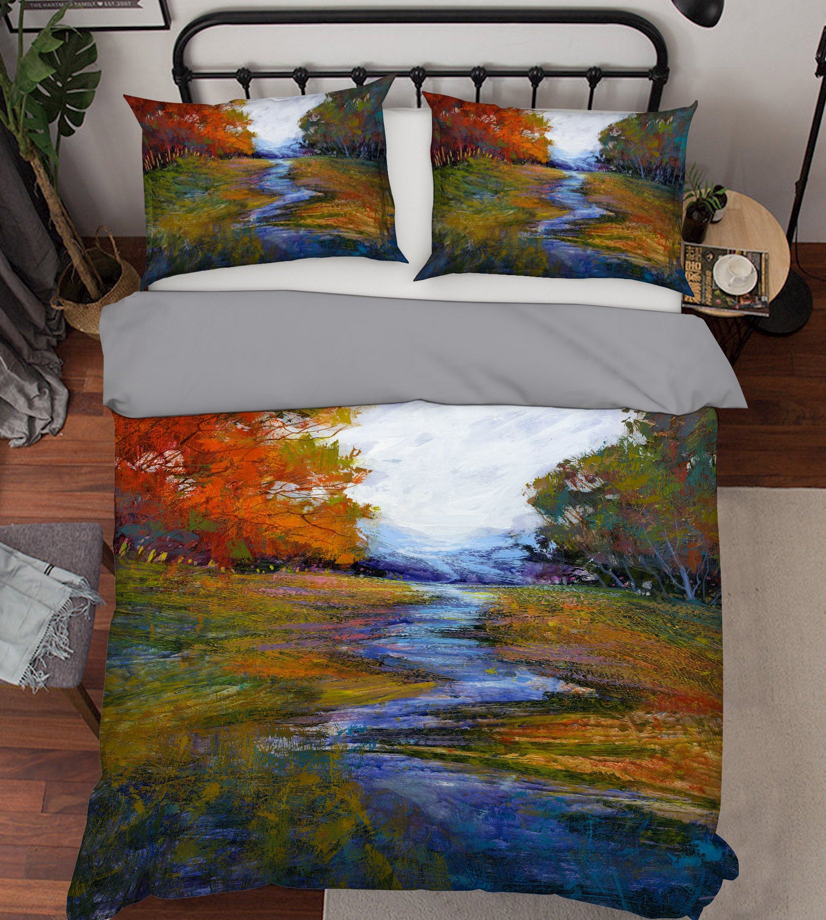 3D Winding River 1049 Michael Tienhaara Bedding Bed Pillowcases Quilt