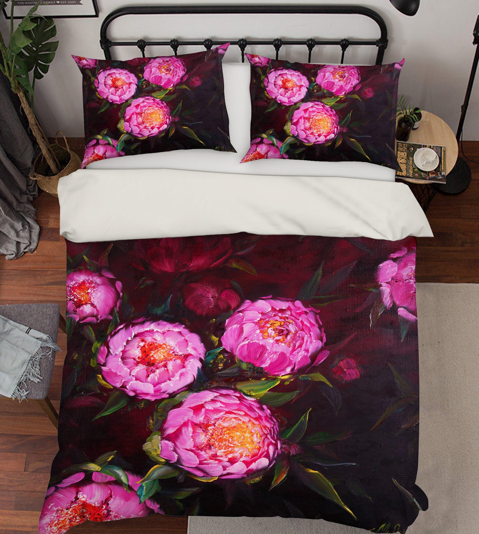 3D Pink Flower 431 Skromova Marina Bedding Bed Pillowcases Quilt