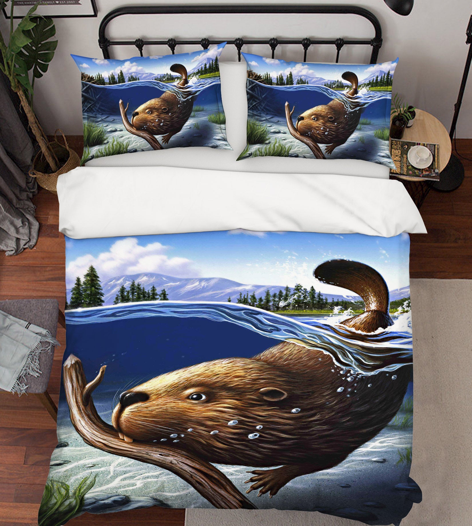 3D Busy Beaver 86001 Jerry LoFaro bedding Bed Pillowcases Quilt