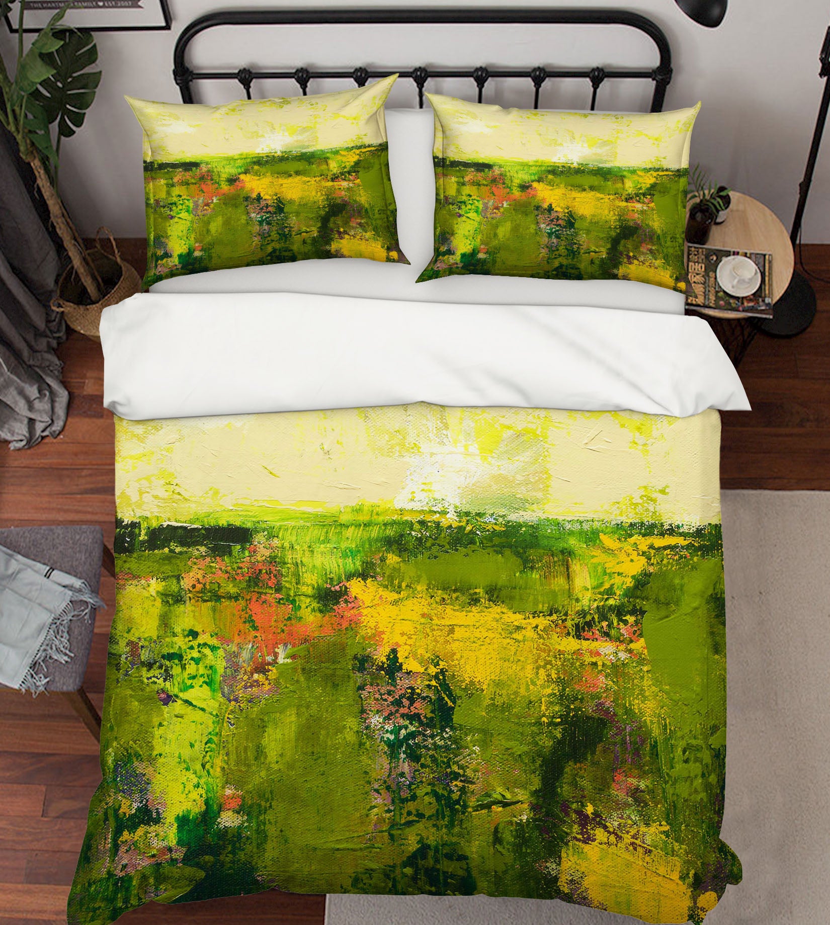 3D Green Meadow 1101 Allan P. Friedlander Bedding Bed Pillowcases Quilt