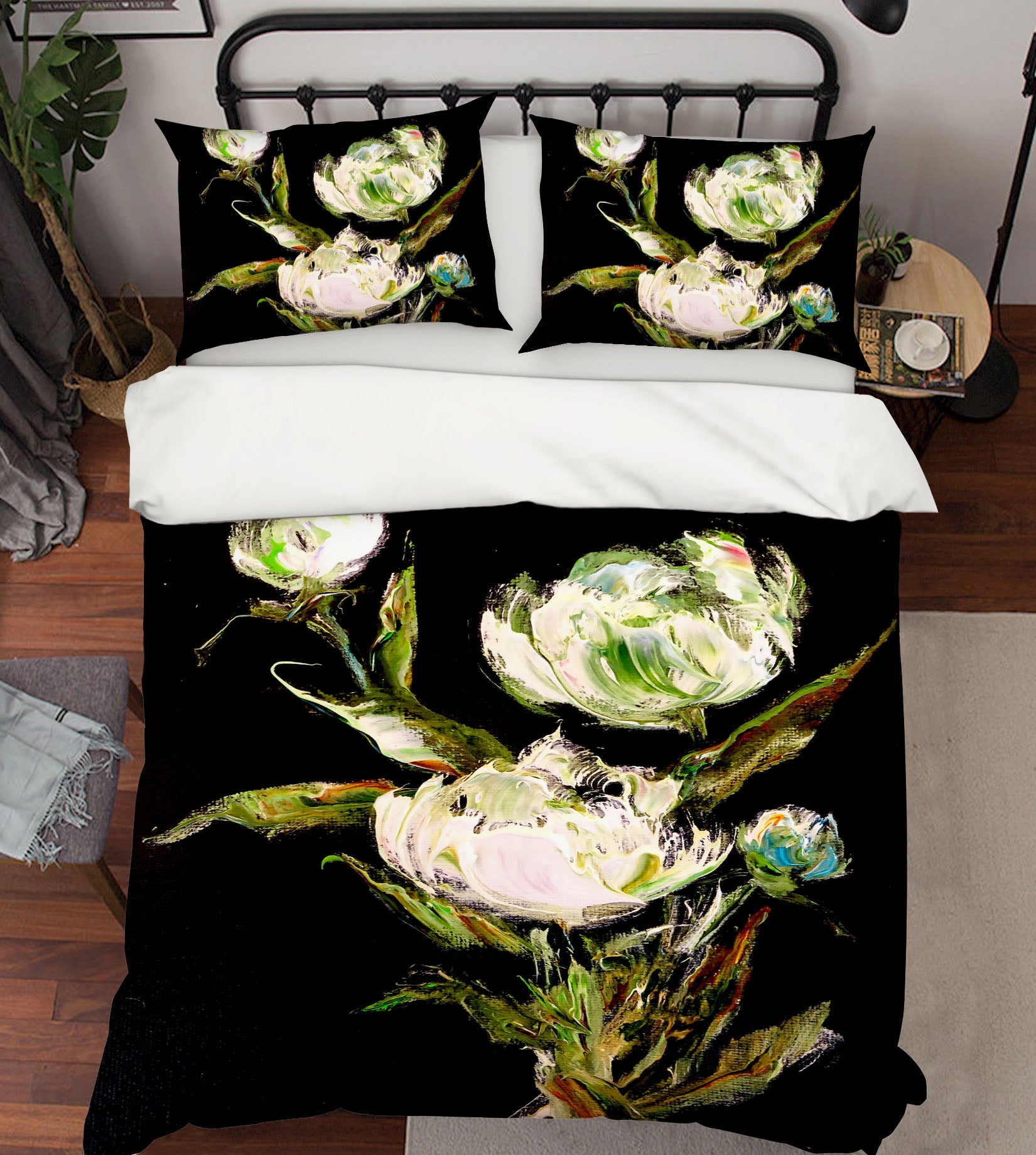 3D Hand Painted Flowers 581 Skromova Marina Bedding Bed Pillowcases Quilt