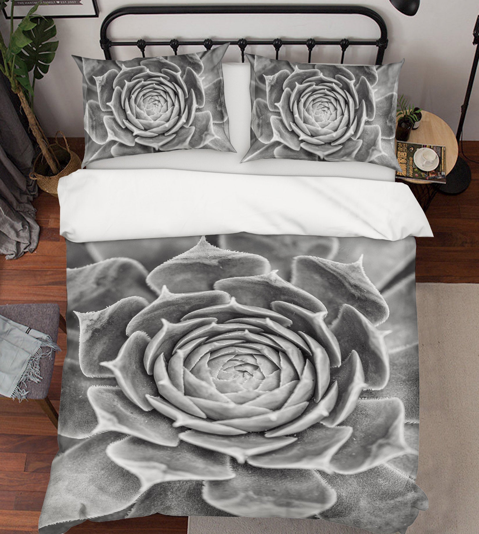 3D Succulent Flower 85147 Assaf Frank Bedding Bed Pillowcases Quilt