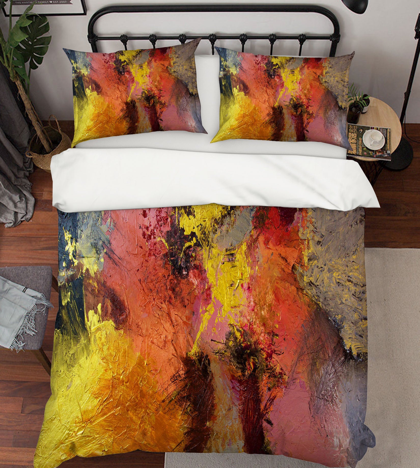 3D Fire Pattern 1093 Allan P. Friedlander Bedding Bed Pillowcases Quilt