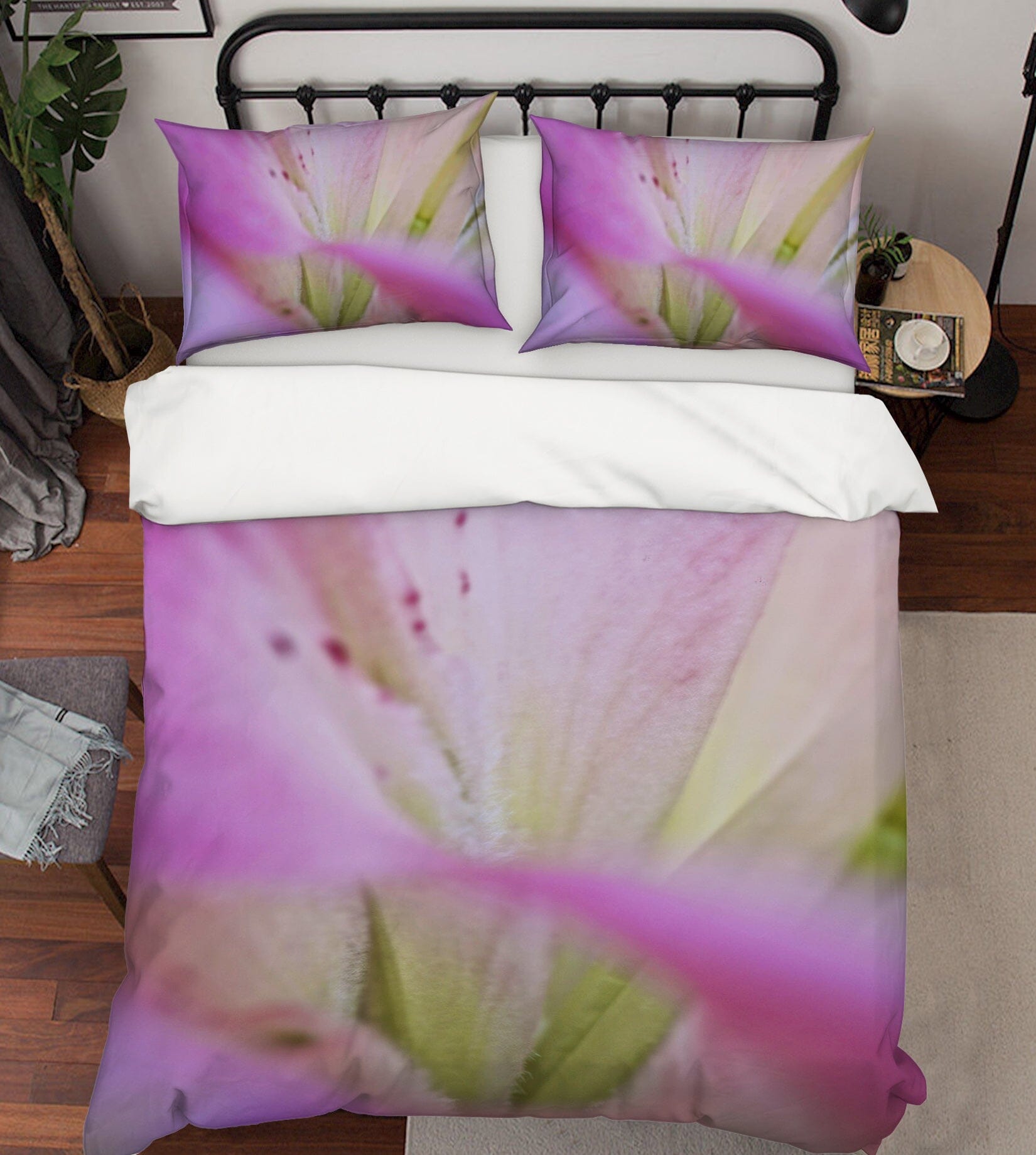 3D Morning Glory 2108 Kathy Barefield Bedding Bed Pillowcases Quilt Quiet Covers AJ Creativity Home 