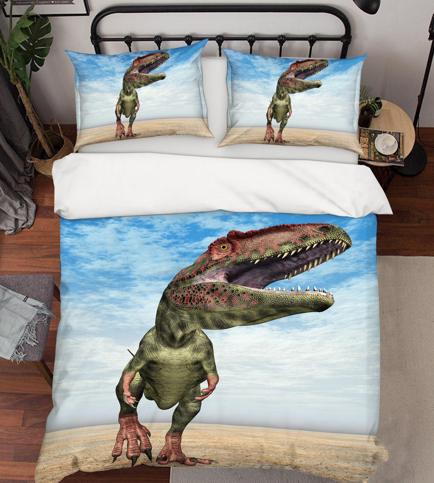 3D Lizard 21003 Bed Pillowcases Quilt