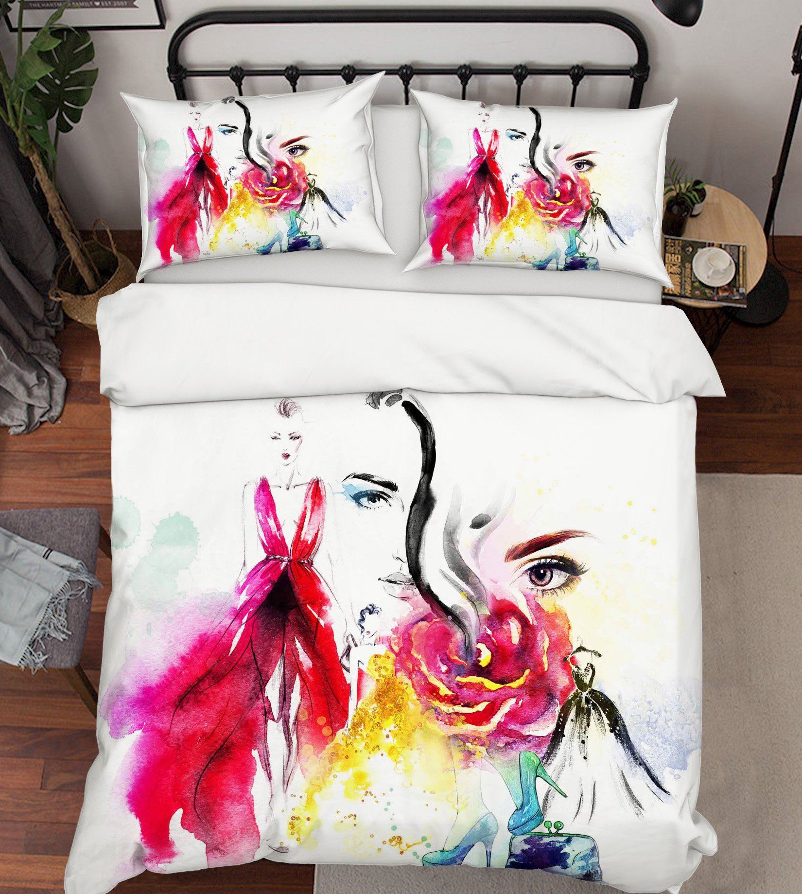 3D High Heels 045 Bed Pillowcases Quilt Wallpaper AJ Wallpaper 