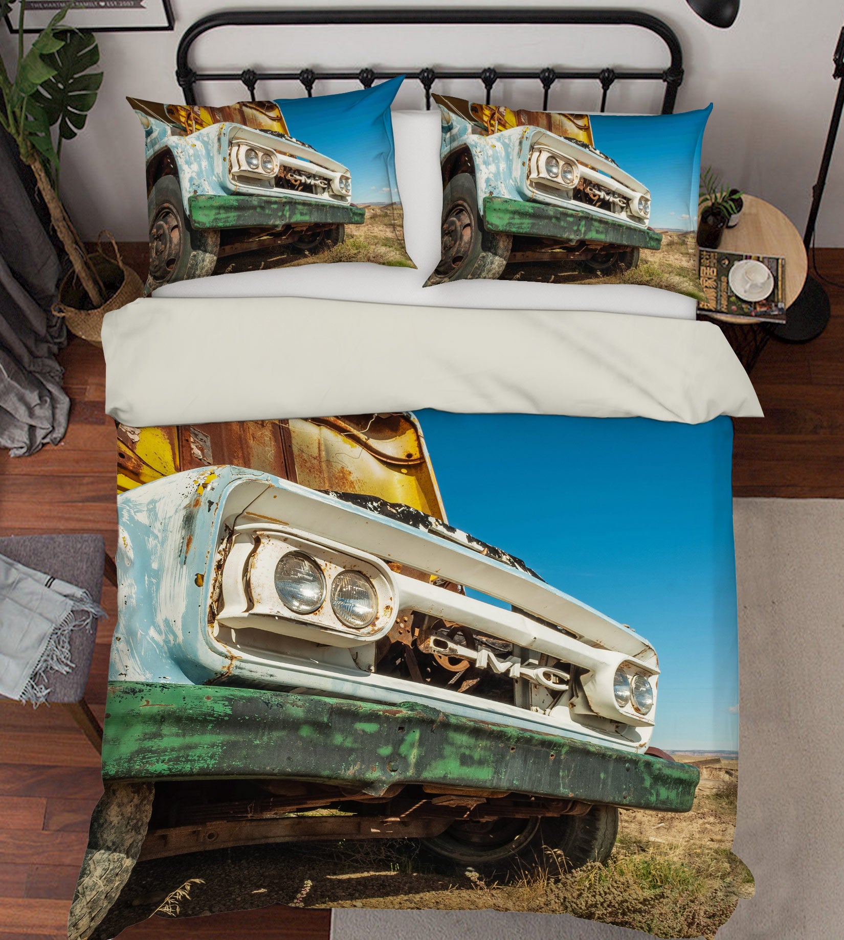 3D Old Car 448 Beth Sheridan Bedding Bed Pillowcases Quilt