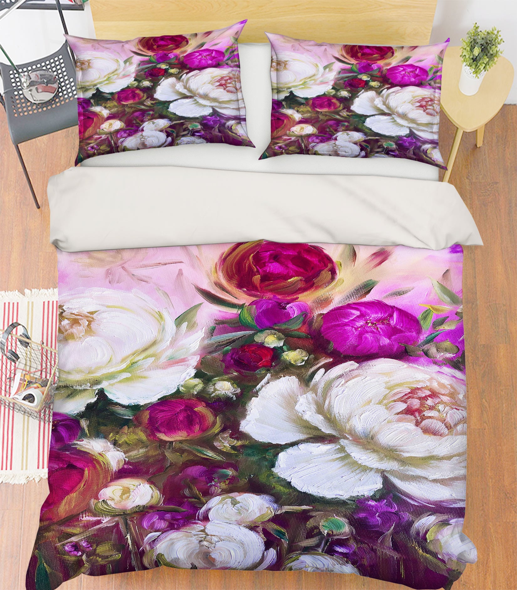 3D Bright Flowers 429 Skromova Marina Bedding Bed Pillowcases Quilt