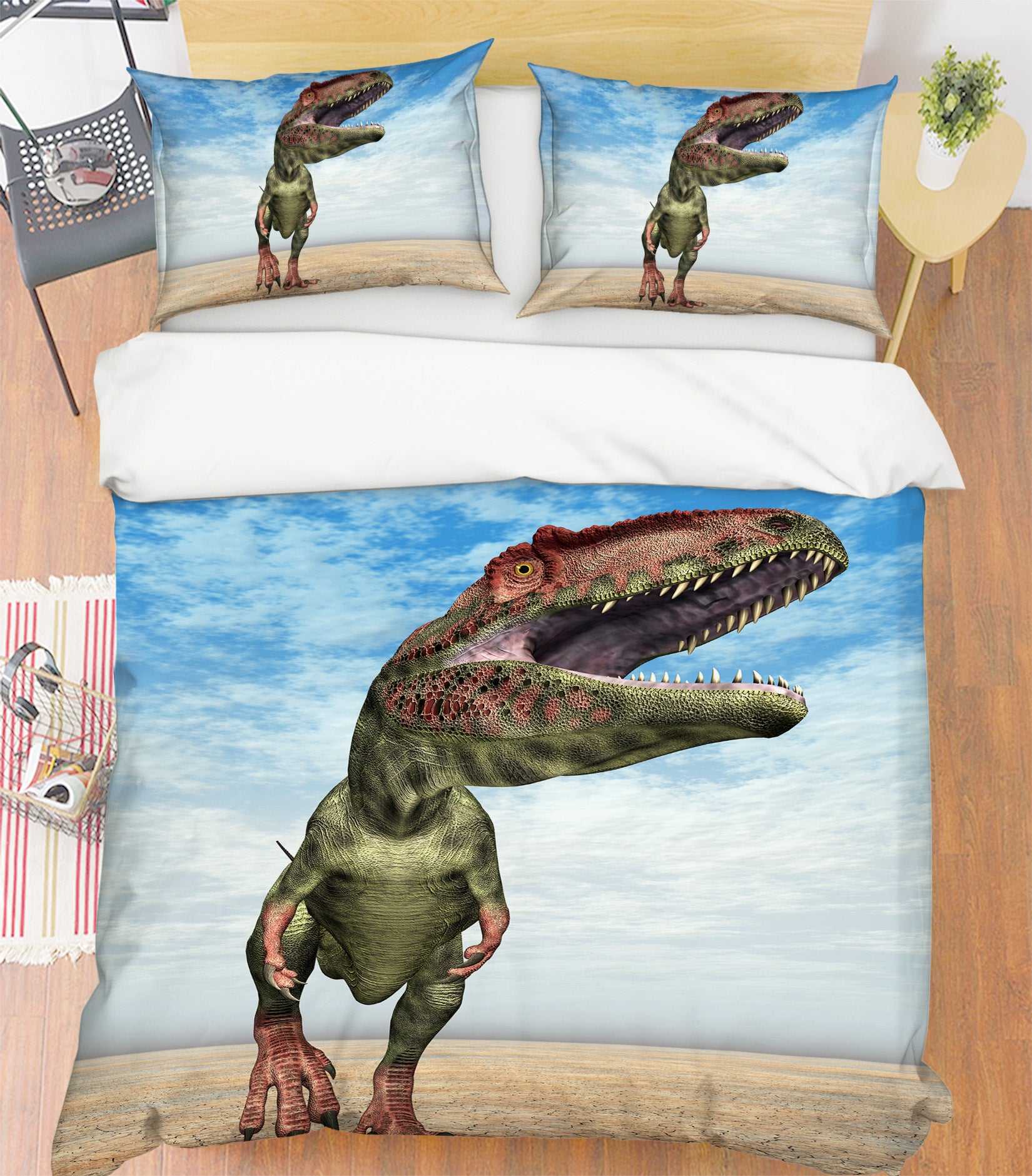 3D Lizard 21003 Bed Pillowcases Quilt