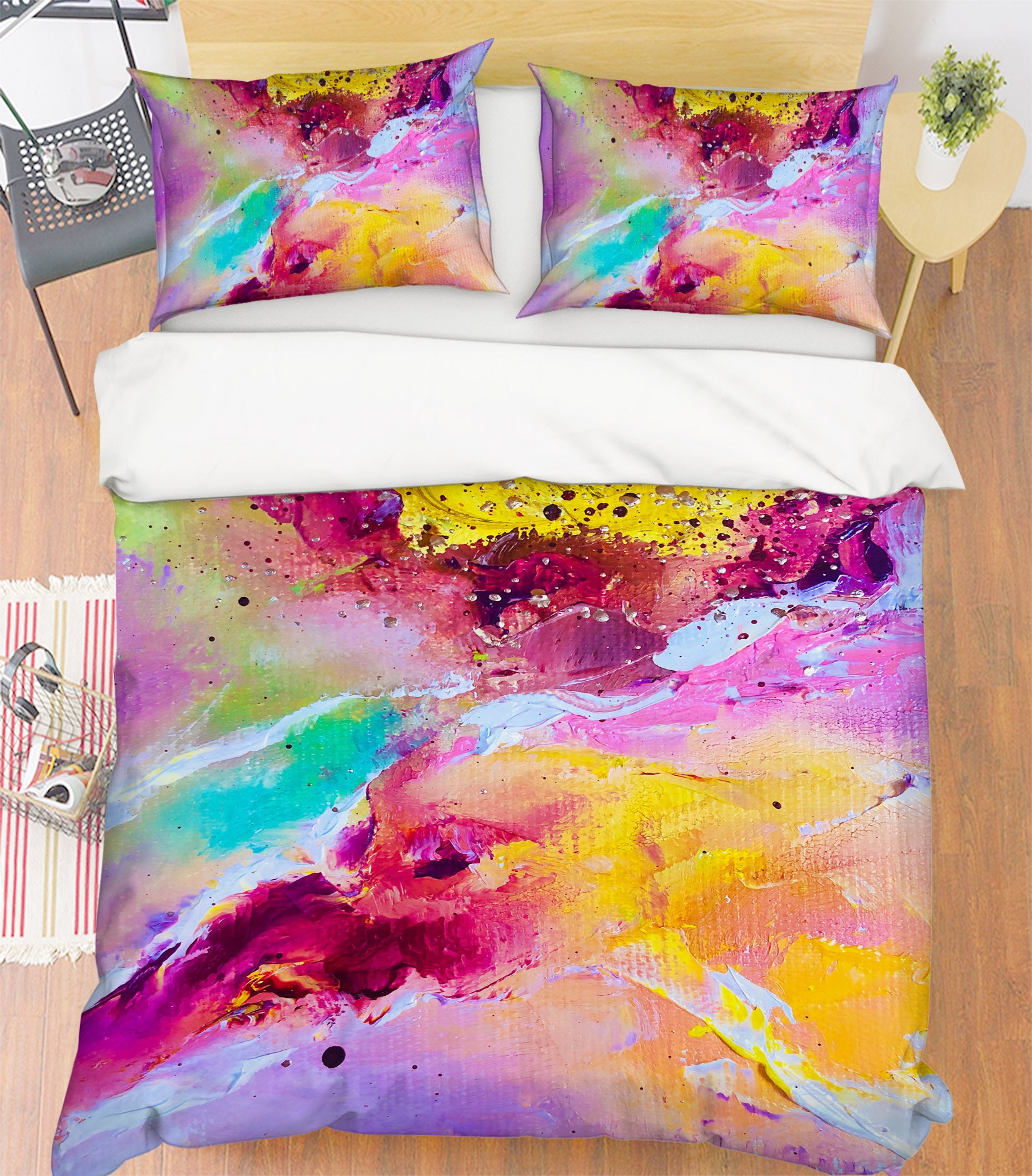 3D Colorful Watercolor 628 Skromova Marina Bedding Bed Pillowcases Quilt