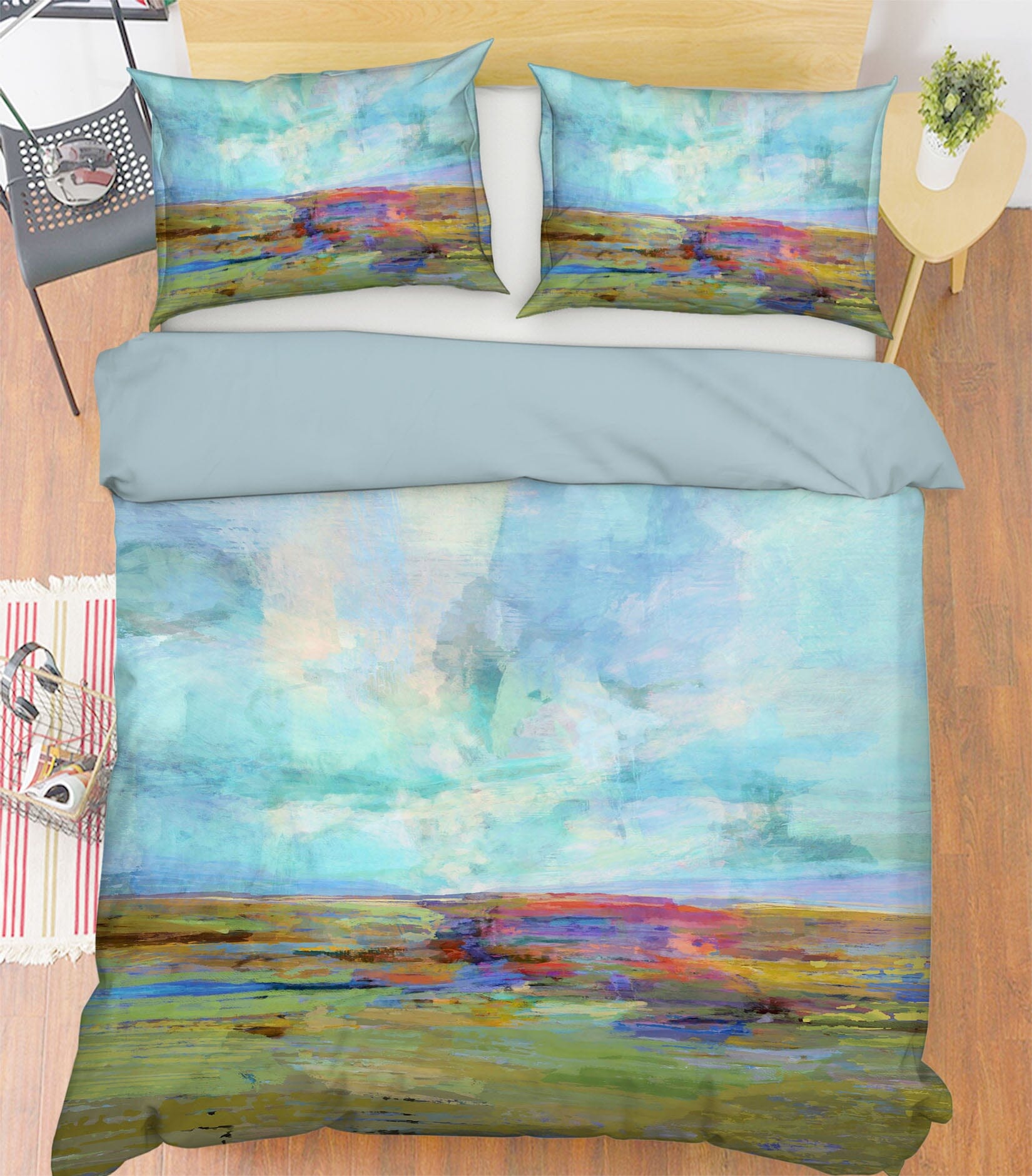 3D Prairie 2117 Michael Tienhaara Bedding Bed Pillowcases Quilt Quiet Covers AJ Creativity Home 