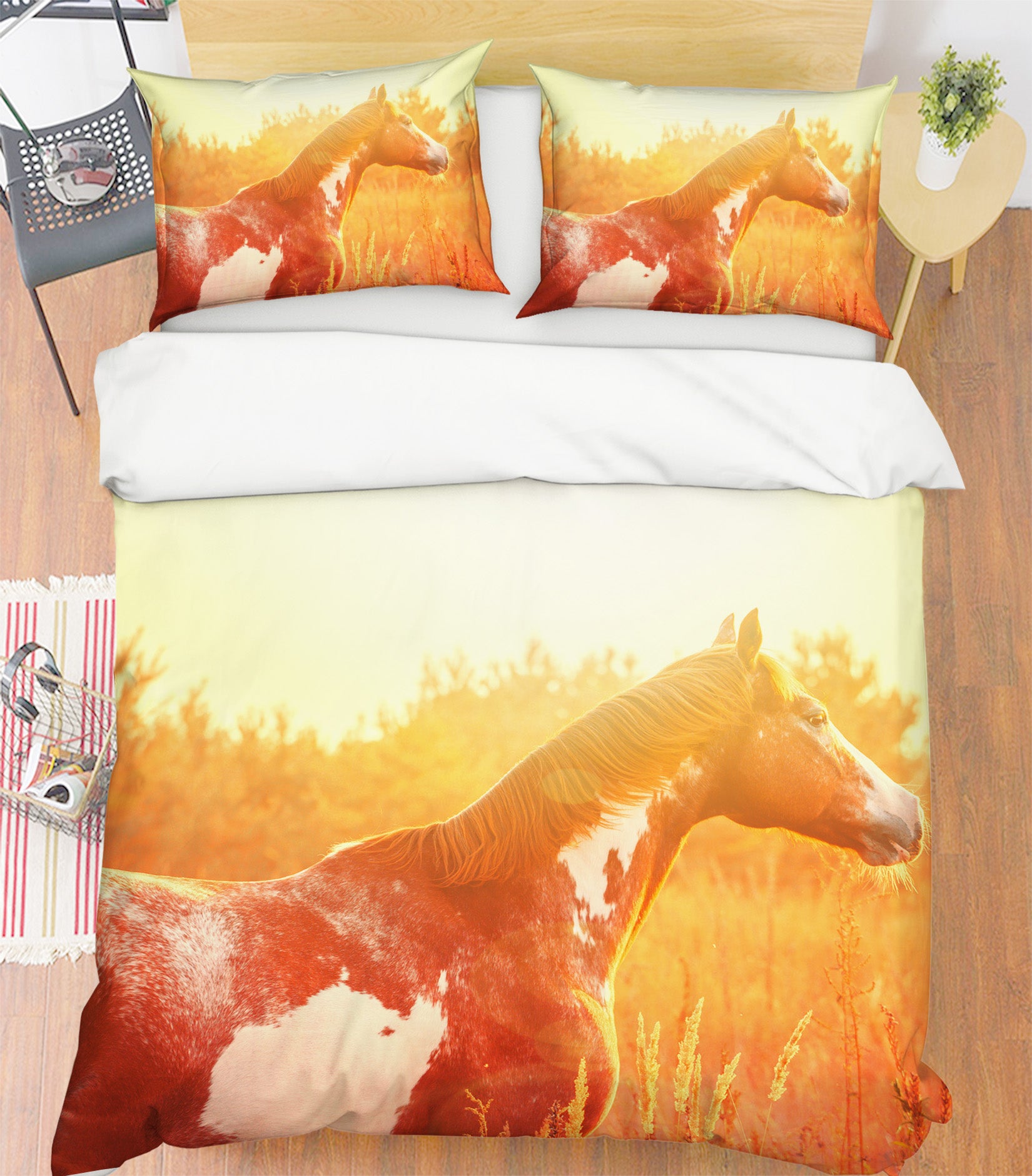 3D Horses 19209 Bed Pillowcases Quilt