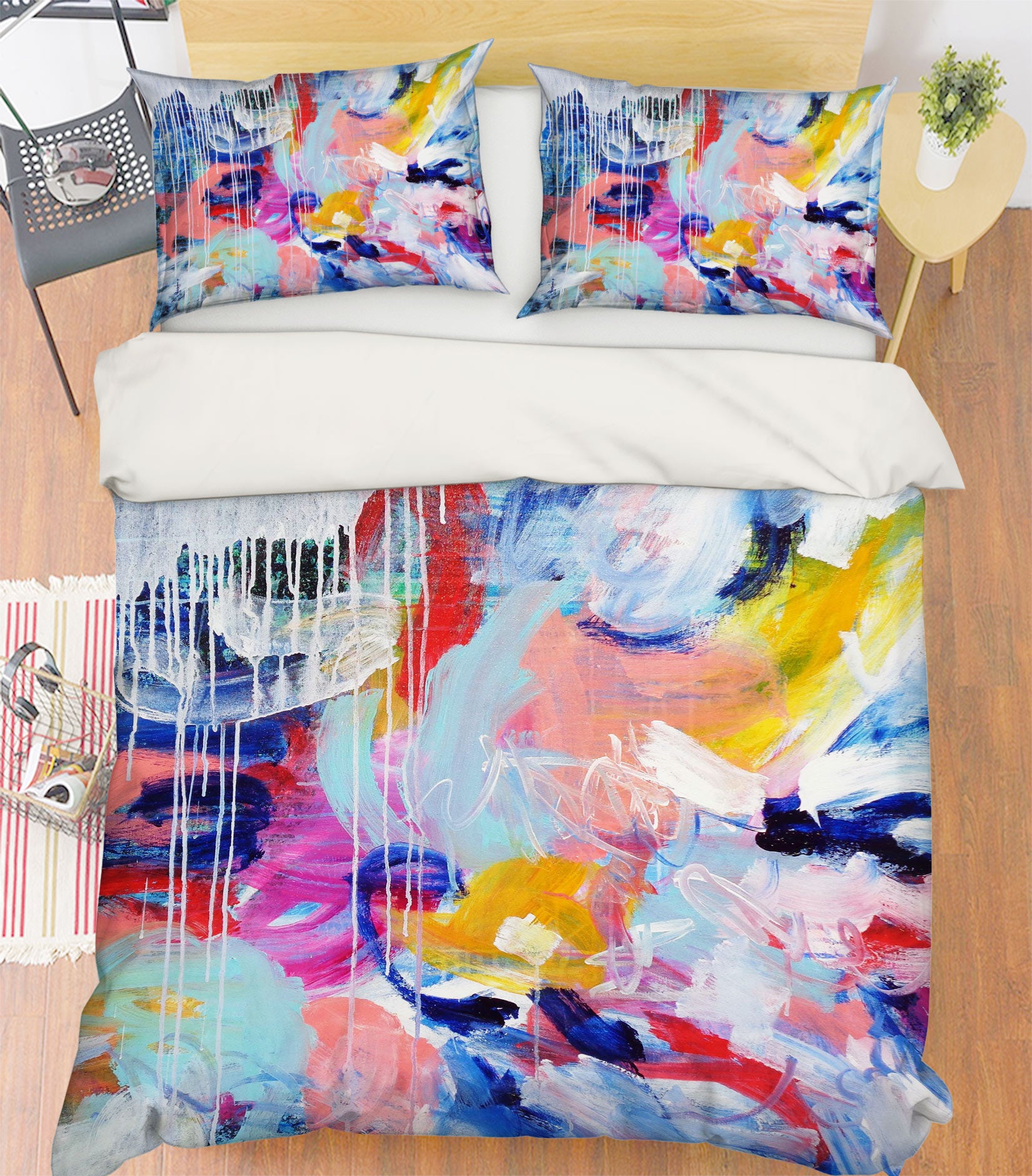 3D Colorful Watercolor 1190 Misako Chida Bedding Bed Pillowcases Quilt Cover Duvet Cover