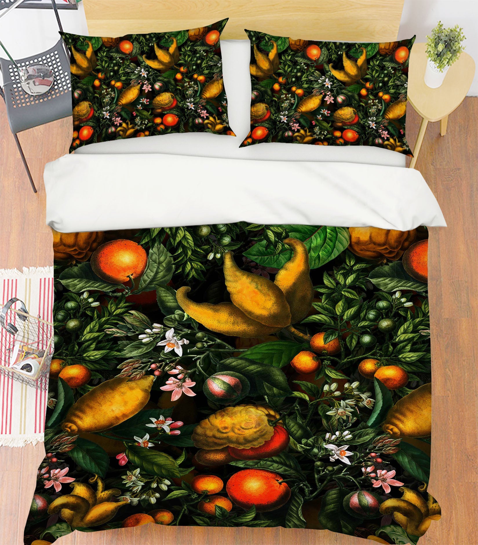 3D Fruit Oranges 124 Uta Naumann Bedding Bed Pillowcases Quilt