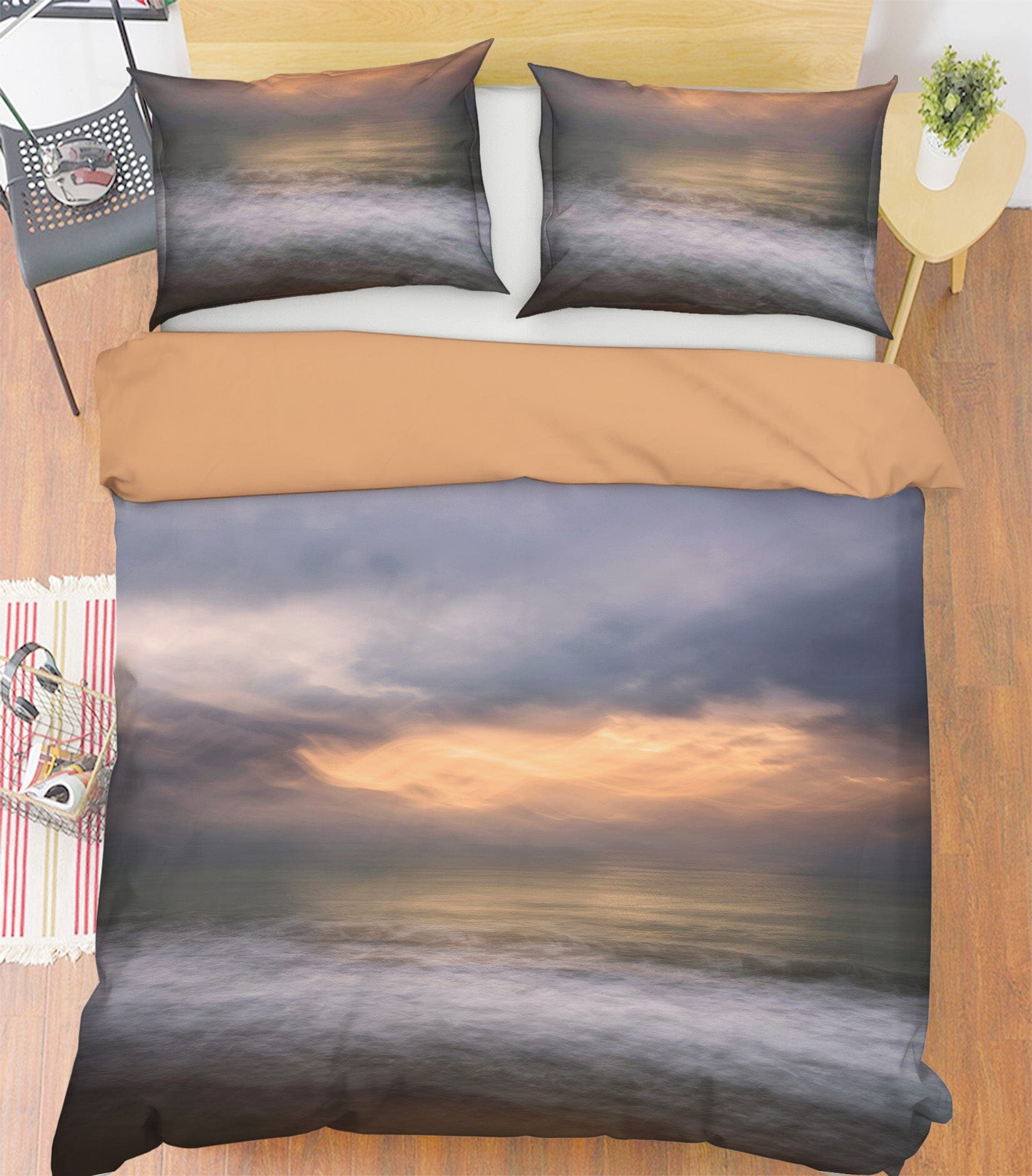 3D Heavy Rain Is Coming 2154 Marco Carmassi Bedding Bed Pillowcases Quilt Quiet Covers AJ Creativity Home 