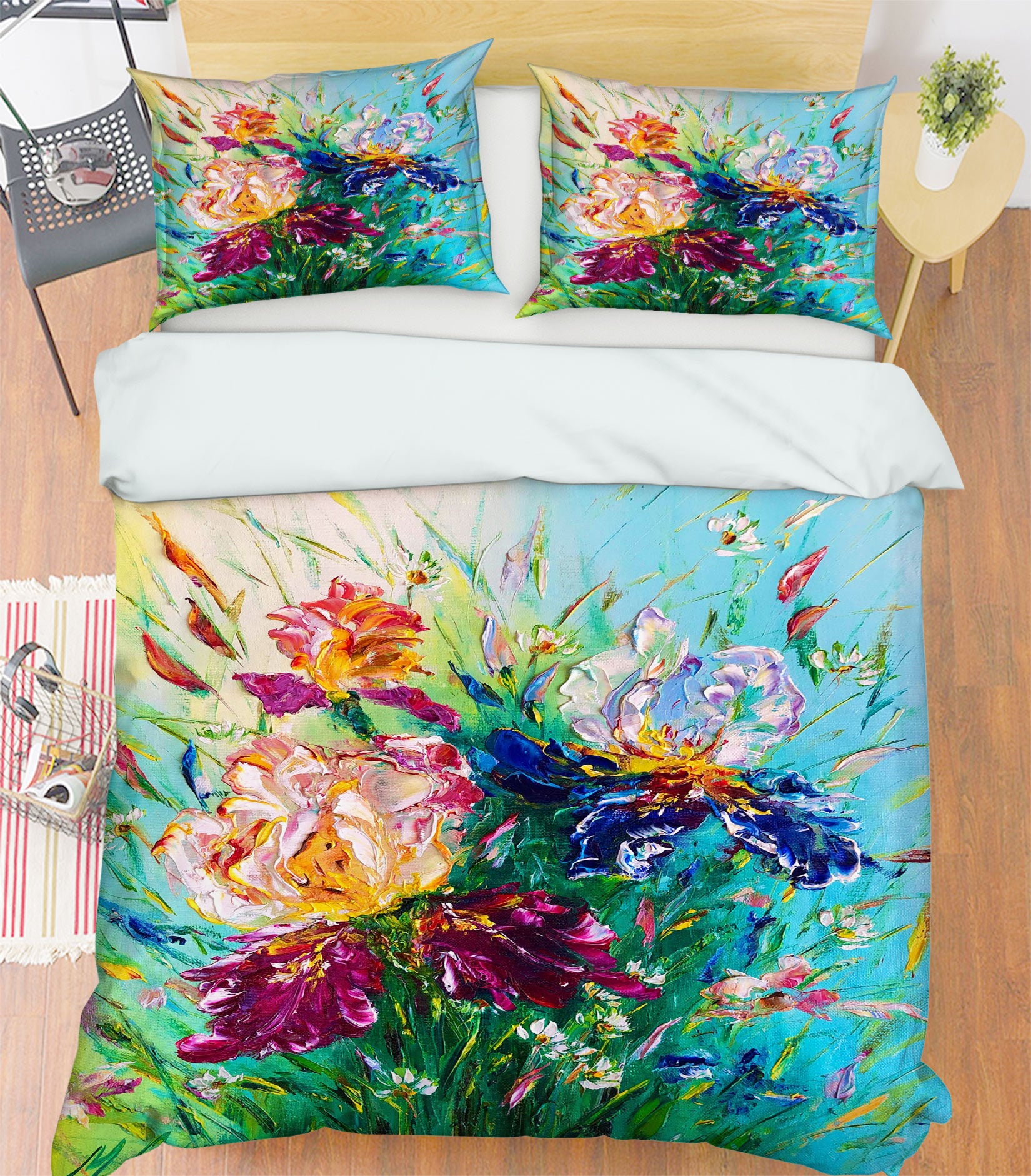 3D Painted Flowers 472 Skromova Marina Bedding Bed Pillowcases Quilt