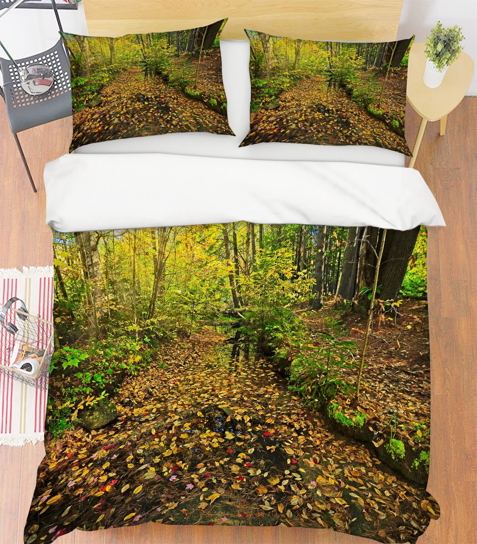 3D Leaf Creek 62022 Kathy Barefield Bedding Bed Pillowcases Quilt