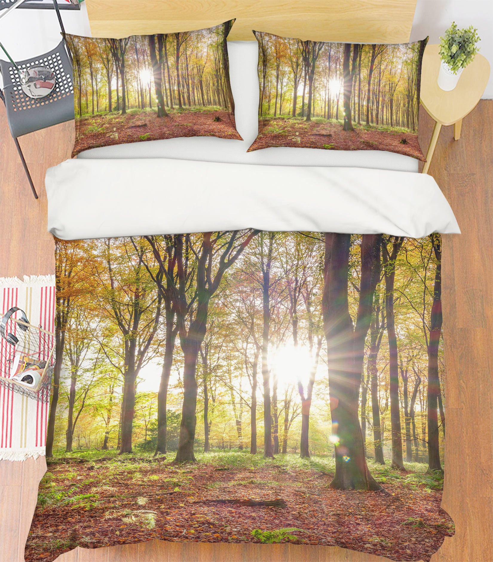 3D Sunshine Forest 6974 Assaf Frank Bedding Bed Pillowcases Quilt Cover Duvet Cover