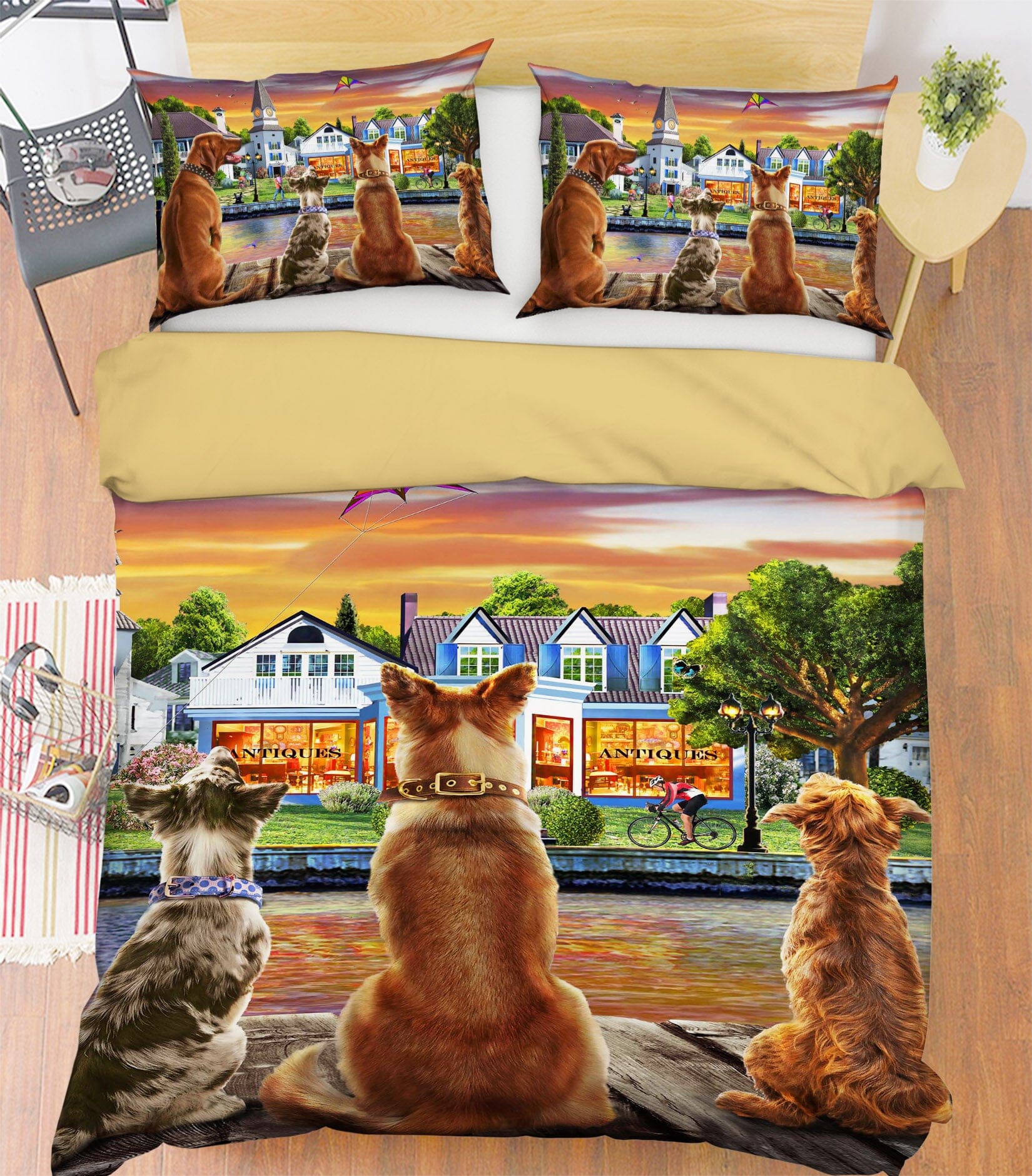 3D Watchdog 2127 Adrian Chesterman Bedding Bed Pillowcases Quilt Quiet Covers AJ Creativity Home 