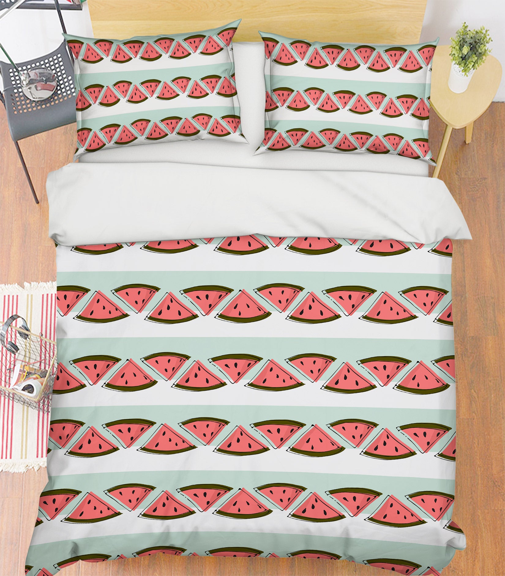 3D Watermelon 109145 Kashmira Jayaprakash Bedding Bed Pillowcases Quilt