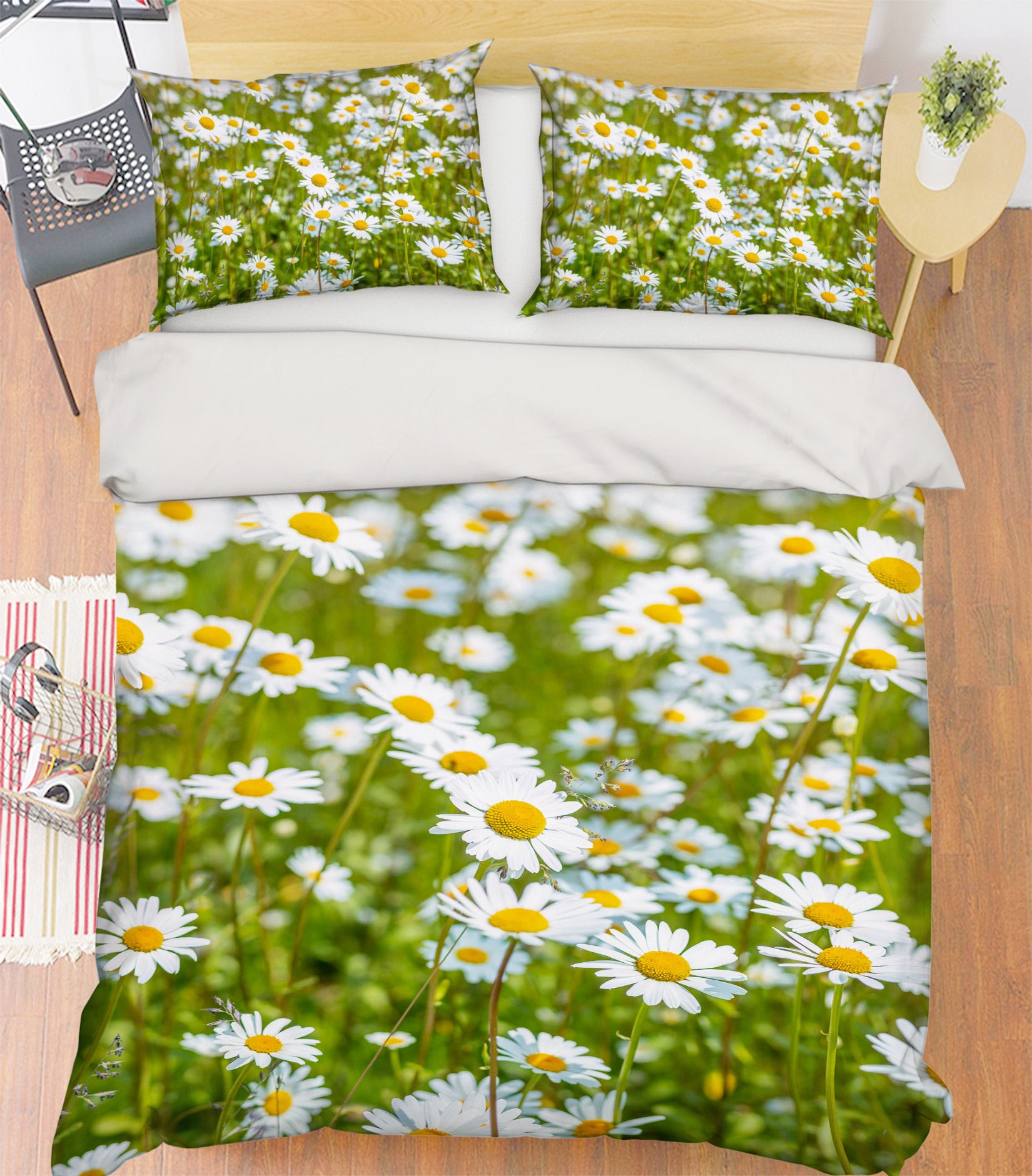 3D White Daisy 6962 Assaf Frank Bedding Bed Pillowcases Quilt Cover Duvet Cover