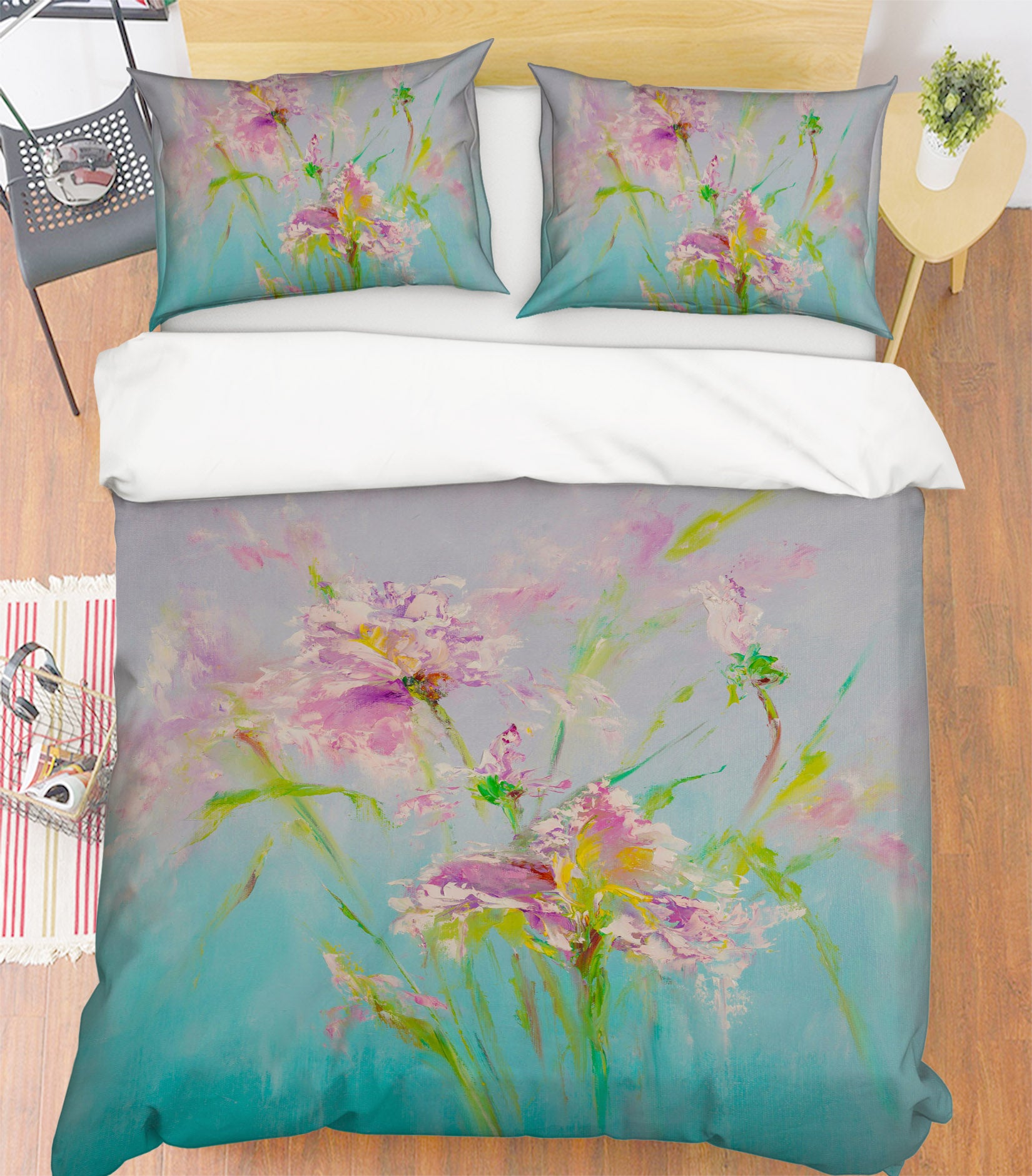 3D Pink Cute Bouquet 549 Skromova Marina Bedding Bed Pillowcases Quilt