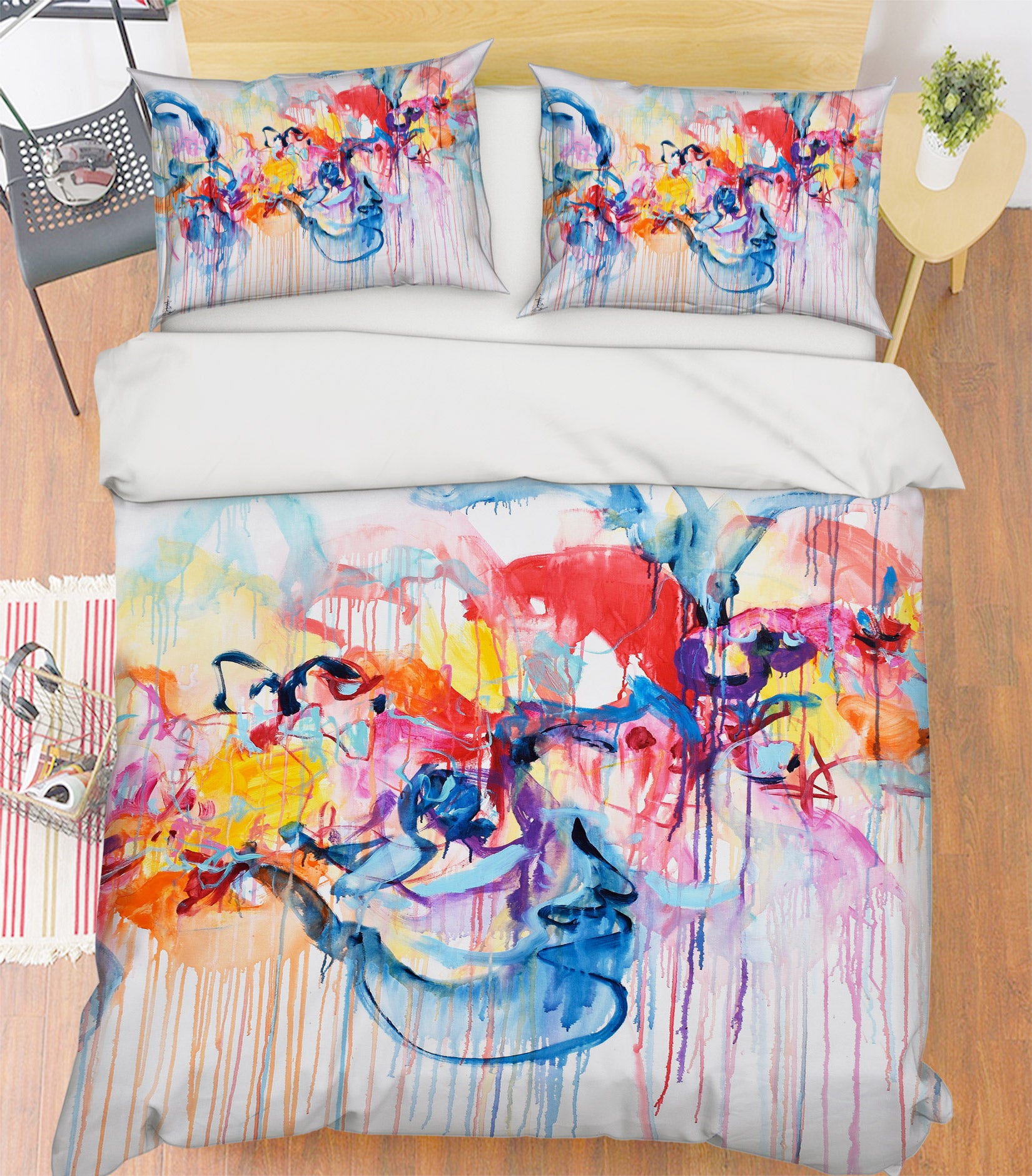 3D Watercolor Art 1168 Misako Chida Bedding Bed Pillowcases Quilt Cover Duvet Cover