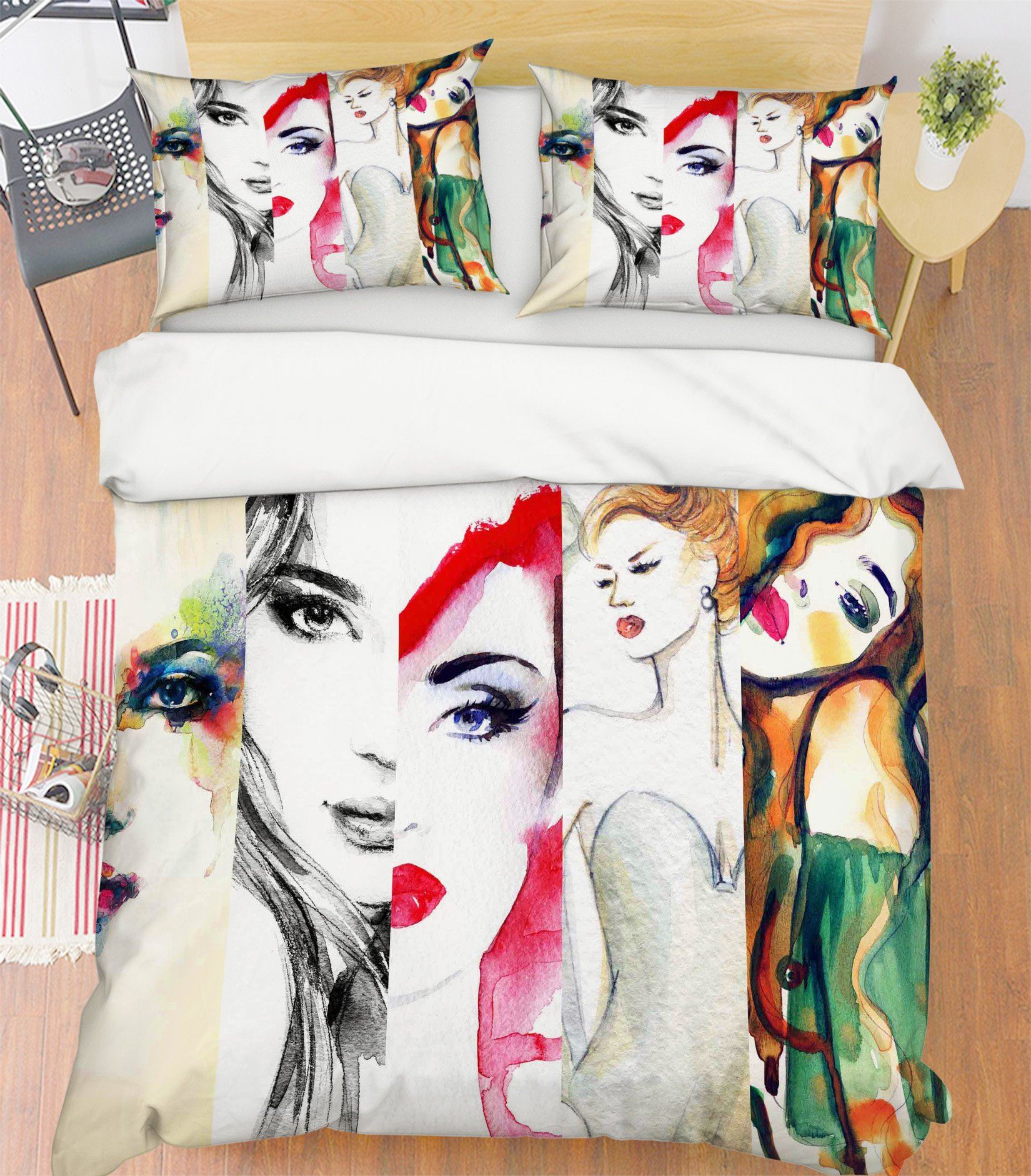 3D Sexy Woman 098 Bed Pillowcases Quilt Wallpaper AJ Wallpaper 